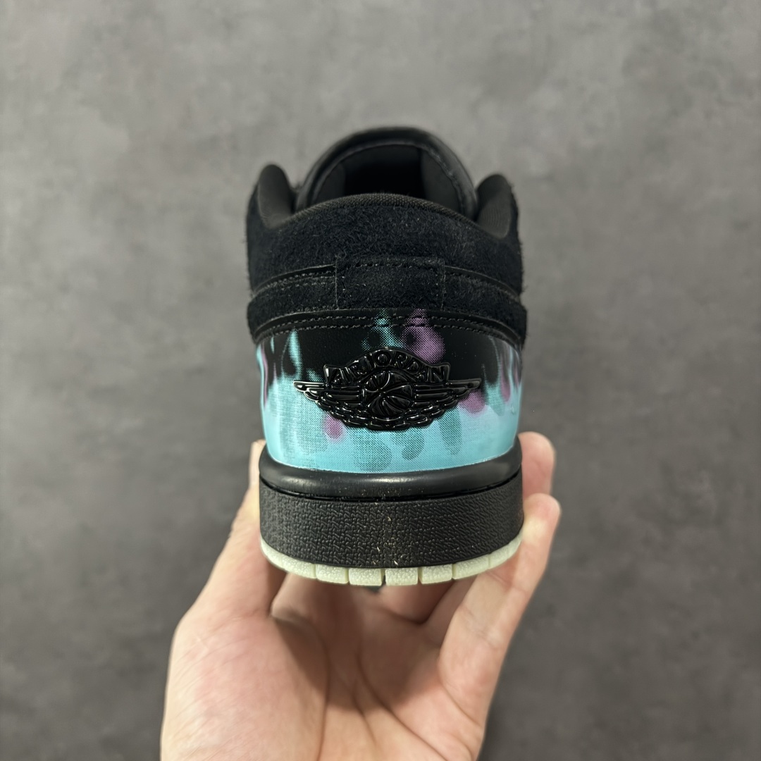 图片[4]-【K版】Air Jordan AJ1 Low 低帮 HQ3442-001 黑蓝 全新流水线出品 市场第二梯队最强版 全部原鞋开发 原楦原纸板开发 全鞋电脑针车 原厂内置全掌气垫 原盒内在原标 唯一Zp原版鞋带绑法 免检产品 全新2022版型 全头层皮料 完美零毛边处理 原厂配置全掌气垫 价格定位良心 新配色陆续出货 尺码：36 36.5 37.5 38 38.5 39 40 40.5 41 42 42.5 43 44 44.5 45 46-选品中心