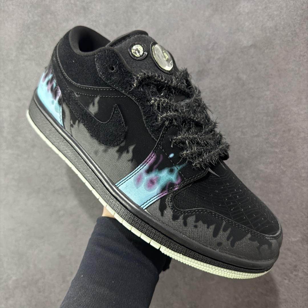 图片[3]-【K版】Air Jordan AJ1 Low 低帮 HQ3442-001 黑蓝 全新流水线出品 市场第二梯队最强版 全部原鞋开发 原楦原纸板开发 全鞋电脑针车 原厂内置全掌气垫 原盒内在原标 唯一Zp原版鞋带绑法 免检产品 全新2022版型 全头层皮料 完美零毛边处理 原厂配置全掌气垫 价格定位良心 新配色陆续出货 尺码：36 36.5 37.5 38 38.5 39 40 40.5 41 42 42.5 43 44 44.5 45 46-选品中心