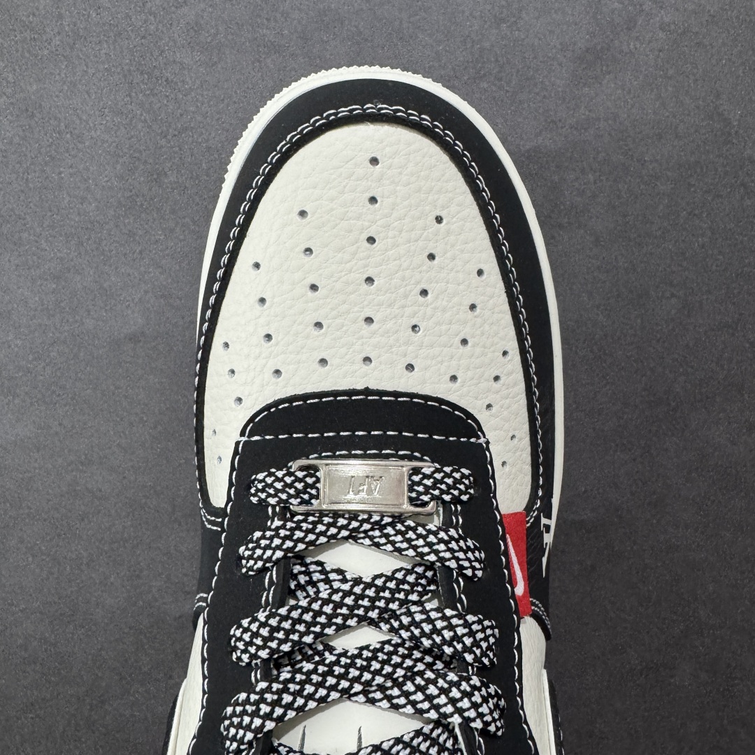 图片[8]-【定制版】NIke Air Force 1 \’07 Low “LV联名——双拼黑红”空军一号 低帮 运动鞋 休闲鞋 折边针车 工艺难度大 原楦头原纸板 原装鞋盒 定制五金配件 内置全掌气垫 原厂鞋底 货号：CS5288-022 尺码：36 36.5 37.5 38 38.5 39 40 40.5 41 42 42.5 43 44 44.5 45 编码：HXS320330-选品中心