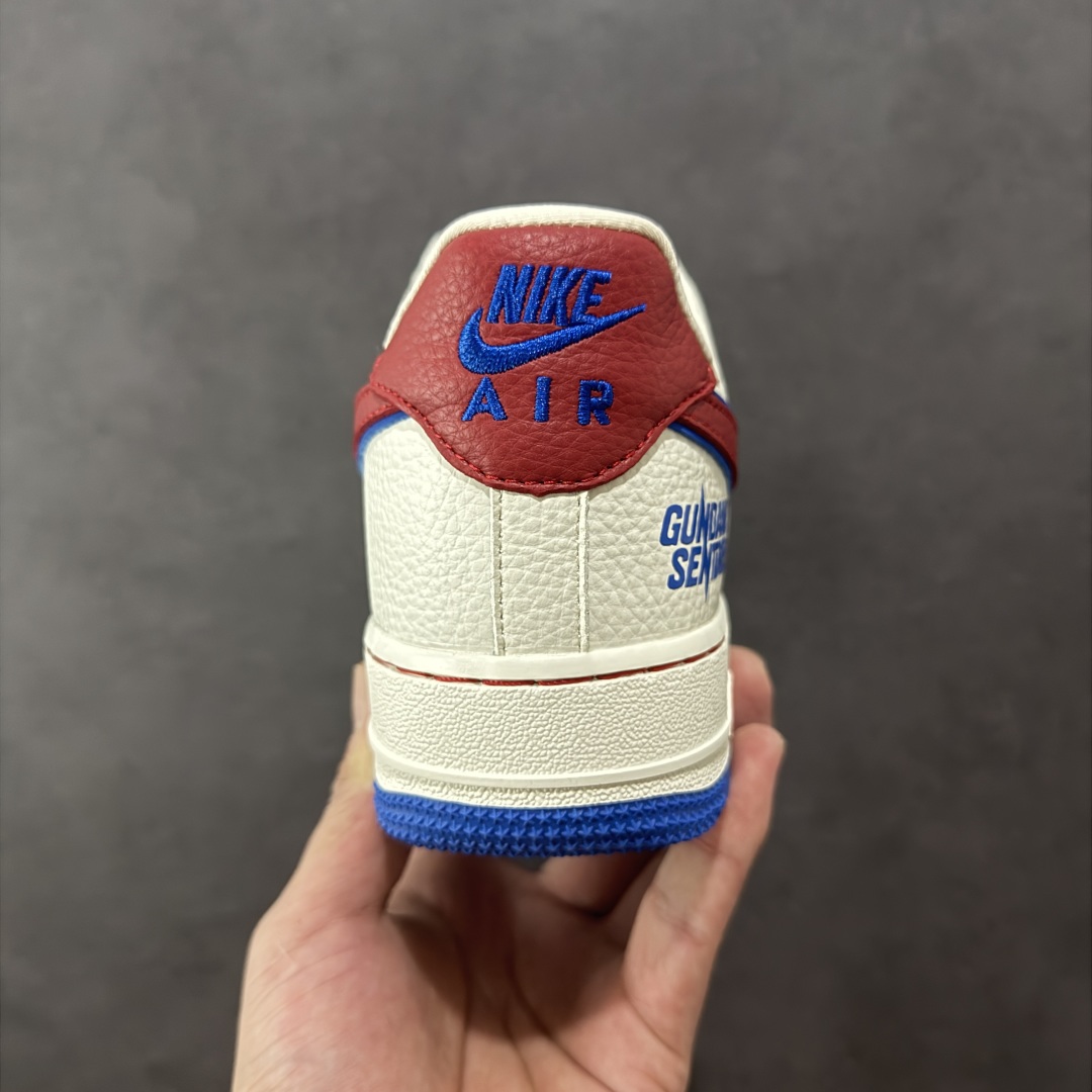 图片[4]-【定制版】Nike Air Force 1\’07 Low 万代联名 白红蓝 空军一号低帮休闲板鞋  #原楦头原纸板 原装鞋盒 原厂鞋底 超高清洁度 细节完美 货号：SC0601-565  尺码：36 37 37.5 38 39 39.5 40 40.5 41.5 42 42.5 43 44 44.5 45 编码：HXSB310320-选品中心