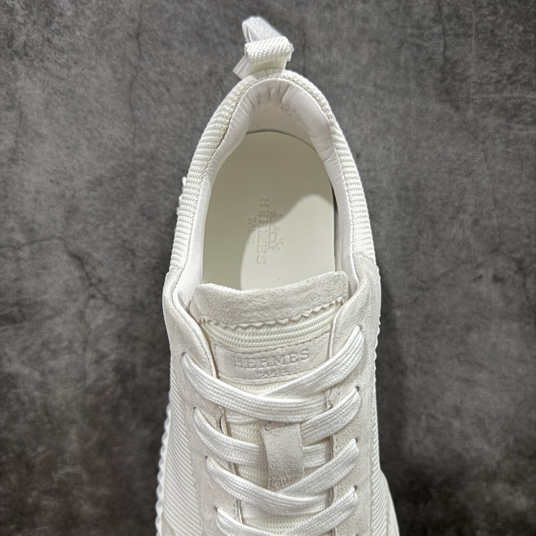图片[8]-【莞顶礼盒版】Hermes 爱马仕 Bouncing 老钱风 低帮休闲运动鞋 海淘代购同渠道品质 高端零售 外贸充正专供 原版购入开发 ZP级全套包装 完美楦型 正确卡色 大底 质感媲美原版 细节与原版一致 请注意区分市面通货材 尺码：39 40 41 42 43 44 45-选品中心