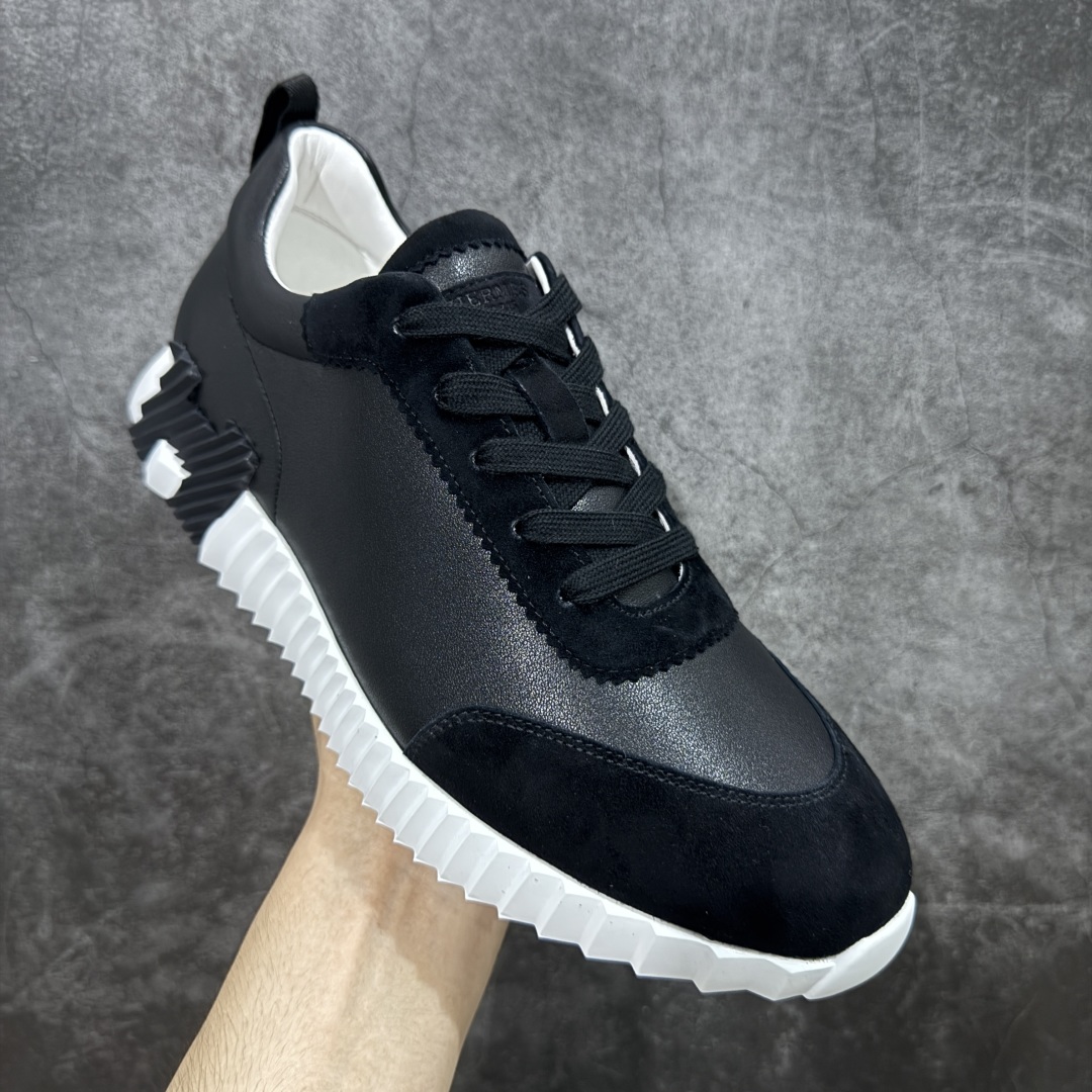 图片[3]-【莞顶礼盒版】Hermes 爱马仕 Bouncing 老钱风 低帮休闲运动鞋 海淘代购同渠道品质 高端零售 外贸充正专供 原版购入开发 ZP级全套包装 完美楦型 正确卡色 大底 质感媲美原版 细节与原版一致 请注意区分市面通货材 尺码：39 40 41 42 43 44 45-选品中心