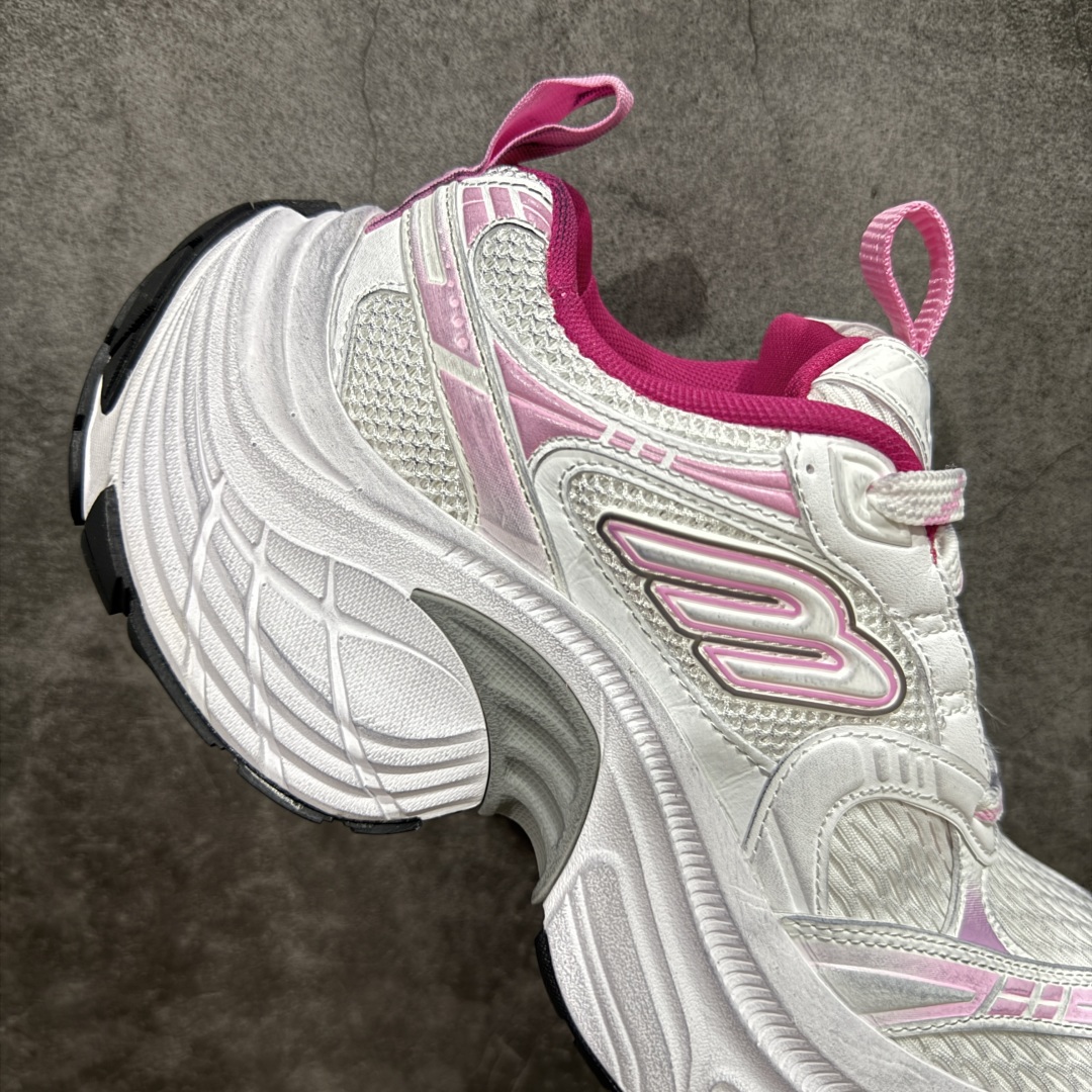 图片[7]-【纯原OK版本】Balenciaga 巴黎世家 6XL 复古老爹鞋 专柜同步包装 原装大盒 全套原纸板楦头开发 最原汁原味的灵魂版型 全鞋荧光划线卡点 胶水把控整洁度追求极致完美 每一双都是工艺品 多重QC质检 实实在在的免检产品 原盒原配 正确字体电绣 粗细、位置、大小正确 侧边TPU 透气孔匹配意产原版 正确分离大底 TPU软底 原版一致大底LOGO 立体感十足 尺码：35 36 37 38 39 40 41 42 43 44 45 46 偏大-选品中心