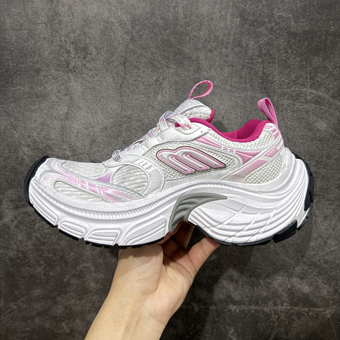 图片[2]-【纯原OK版本】Balenciaga 巴黎世家 6XL 复古老爹鞋 专柜同步包装 原装大盒 全套原纸板楦头开发 最原汁原味的灵魂版型 全鞋荧光划线卡点 胶水把控整洁度追求极致完美 每一双都是工艺品 多重QC质检 实实在在的免检产品 原盒原配 正确字体电绣 粗细、位置、大小正确 侧边TPU 透气孔匹配意产原版 正确分离大底 TPU软底 原版一致大底LOGO 立体感十足 尺码：35 36 37 38 39 40 41 42 43 44 45 46 偏大-选品中心