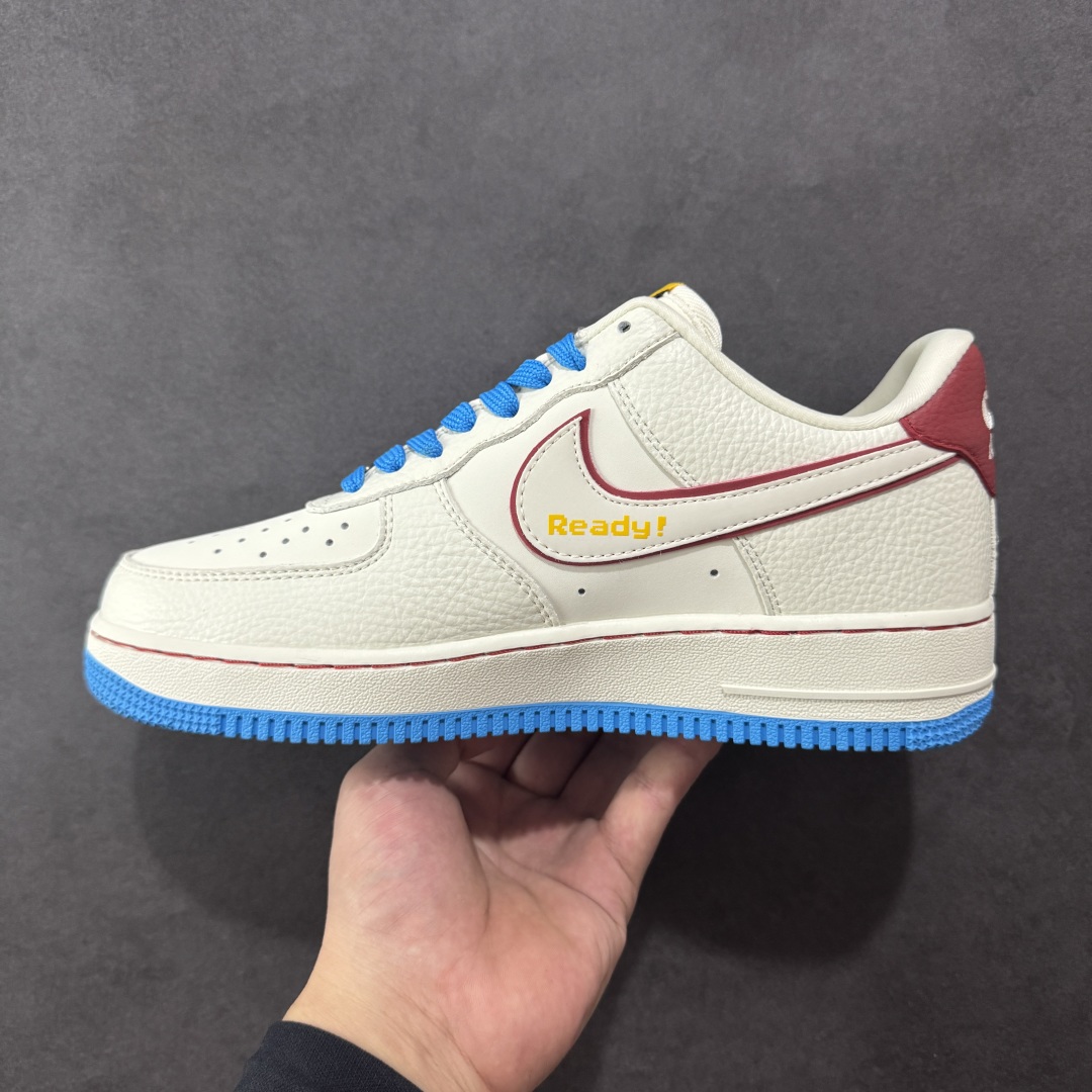 图片[2]-【定制版】Nike Air Force 1 Low 07 x Mario 白蓝彩 原楦头原纸板 打造纯正低帮空军版型 专注外贸渠道 全掌内置蜂窝气垫 原盒配件 原厂中底钢印、拉帮完美 货号：SC0601 567 尺码：36 36.5 37.5 38 38.5 39 40 40.5 41 42 42.5 43 44 44.5 45-选品中心