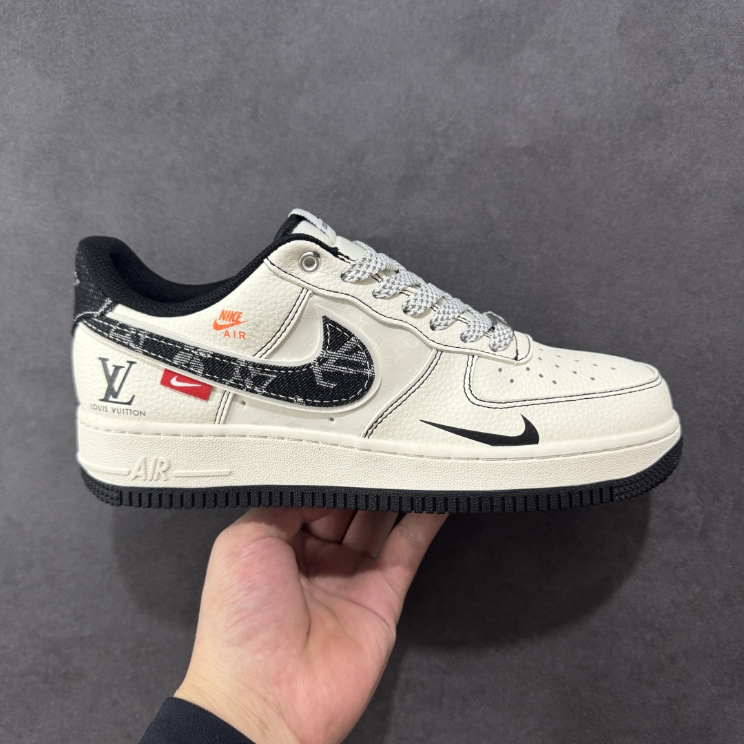 【定制版】Nike Air Force 1\'07 Low LV联名 黑线黑牛仔 空军一号低帮休闲板鞋 YX5066-347  #原楦头原纸板 原装鞋盒 定制五金配件 内置全掌气垫 原厂鞋底  尺码:36 36.5 37.5 38 38.5 39 40 40.5 41 42 42.5 43 44 44.5 45 编码:HXSA310320-选品中心