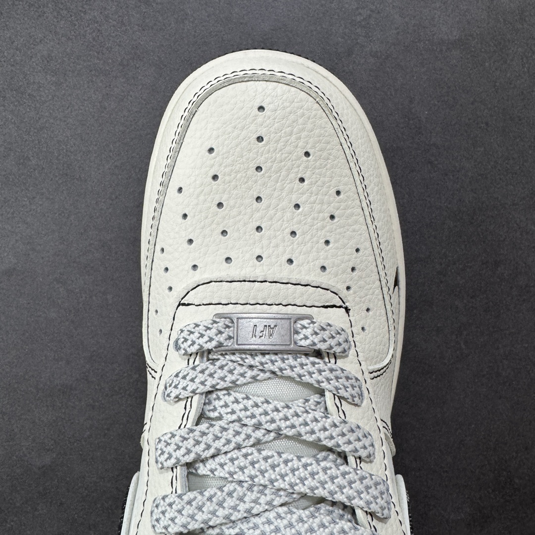 图片[8]-【定制版】Nike Air Force 1\’07 Low LV联名 黑线黑牛仔 空军一号低帮休闲板鞋 YX5066-347  #原楦头原纸板 原装鞋盒 定制五金配件 内置全掌气垫 原厂鞋底  尺码：36 36.5 37.5 38 38.5 39 40 40.5 41 42 42.5 43 44 44.5 45 编码：HXSA310320-选品中心