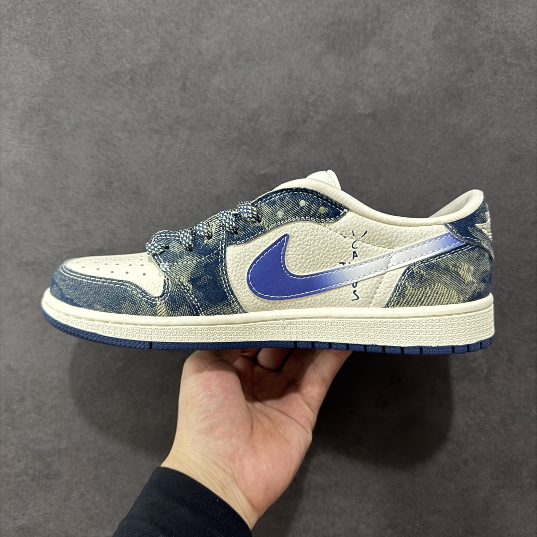 280 定制版 Travis Scott x Jordan 1 Low LV联名-沁蓝牛仔 倒勾低帮休闲版本 XQ1979-002-Chinese UA Cheap High Quatity Brand Clothes Bags handbags Sneakers wholesale wholesaler seller from China Factory suppliers Fashion Clothing Shoes best Quality Beautiful Price 280 定制版 Travis Scott x Jordan 1 Low LV联名-沁蓝牛仔 倒勾低帮休闲版本 XQ1979-002