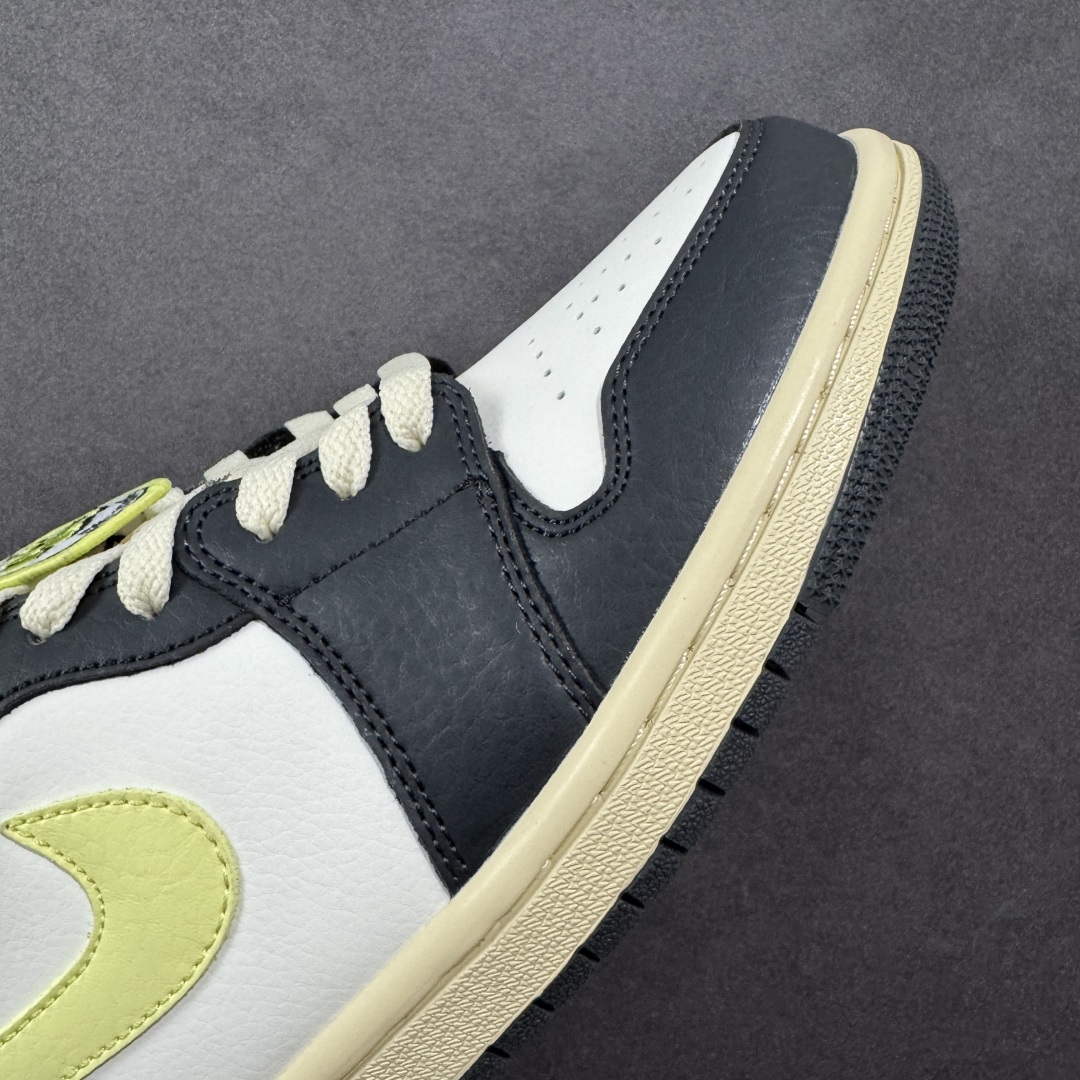 图片[5]-【K版】Air Jordan AJ1 Low 低帮 黑白黄 HQ3009-003 全新流水线出品 市场第二梯队最强版 全部原鞋开发 原楦原纸板开发 全鞋电脑针车 原厂内置全掌气垫 原盒内在原标 唯一Zp原版鞋带绑法 免检产品 全新2022版型 全头层皮料 完美零毛边处理 原厂配置全掌气垫 价格定位良心 新配色陆续出货 尺码：36 36.5 37.5 38 38.5 39 40 40.5 41 42 42.5 43 44 44.5 45 46-选品中心