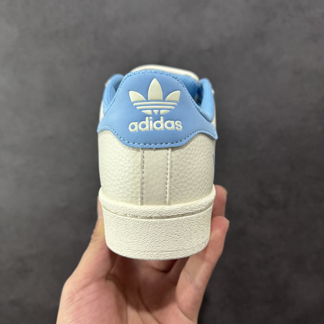 图片[4]-【定制版】Louis Vuitton x Ad Superstar 定制配色 Lv联名 三叶草低帮休闲百搭贝壳头板鞋 AD8014 公司级版本 大厂流水作业生产 超高清洁度 皮料切割干净无任何毛边 细节完美   尺码：36 36.5 37 38 38.5 39 40 40.5 41 42 42.5 43 44 44.5 45-选品中心