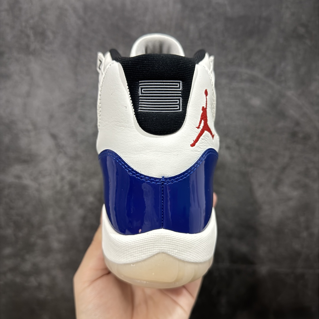  
【纯原】Air Jordan 11  AJ11 白蓝红 货号：IH0296-400

台湾原厂牛津布