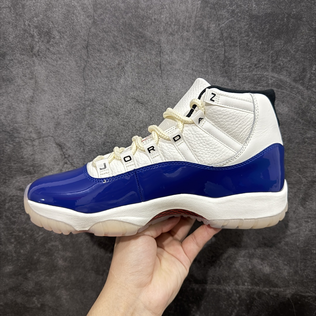  
【纯原】Air Jordan 11  AJ11 白蓝红 货号：IH0296-400

台湾原厂牛津布