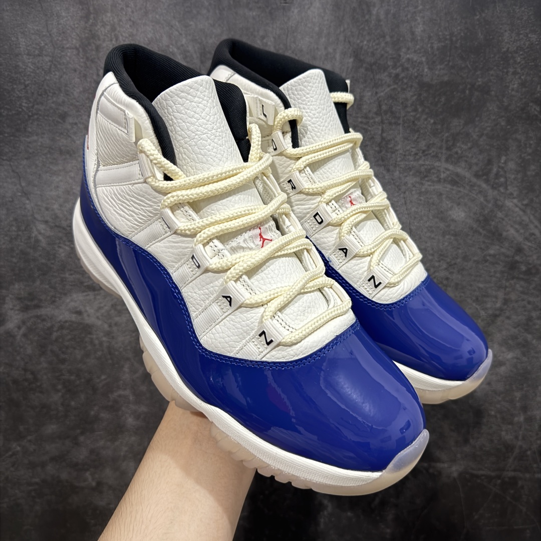  
【纯原】Air Jordan 11  AJ11 白蓝红 货号：IH0296-400

台湾原厂牛津布