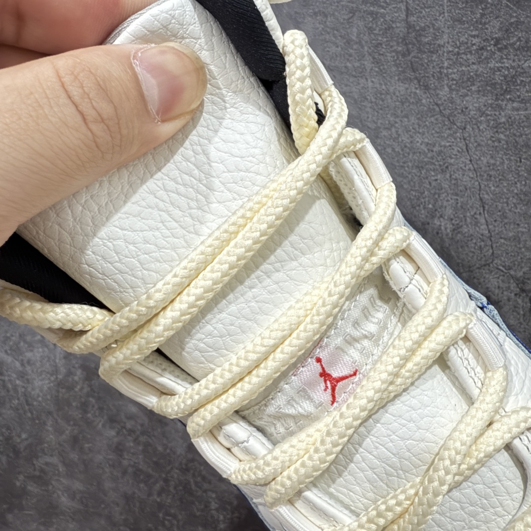  
【纯原】Air Jordan 11  AJ11 白蓝红 货号：IH0296-400

台湾原厂牛津布