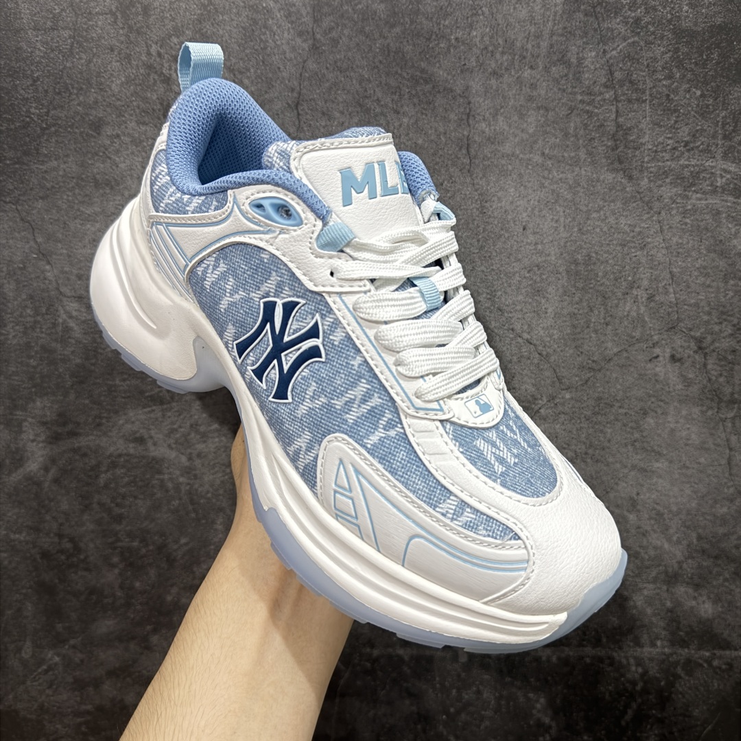 图片[3]-【纯原版】MLB Winner Chunky 25新款 NY百搭舒适休闲潮流运动厚底增高 防滑耐磨 低帮 老爹鞋白粉色 潮流厚底时尚街头赛博老爹鞋 MLB官方同步出货 虞书欣等众多潮流明星同款 高弹双层MD大底 原楦原档案数据开发版型（完美鞋头弧度/后套收口效果🆚市面文案版本‼️） 原厂立体填充鞋舌海绵 中底注胶孔原数据开发模具大底原厂转印标市面上唯一纯原版本 原材料打造 内增高6cm 原厂1：1模具开发 原厂进口纳米材质 原厂 全套手提袋 原盒雷射防伪标包装 天猫订单品质 官网尺码：35 36 36.5 37.5 38 38.5 39 40-选品中心