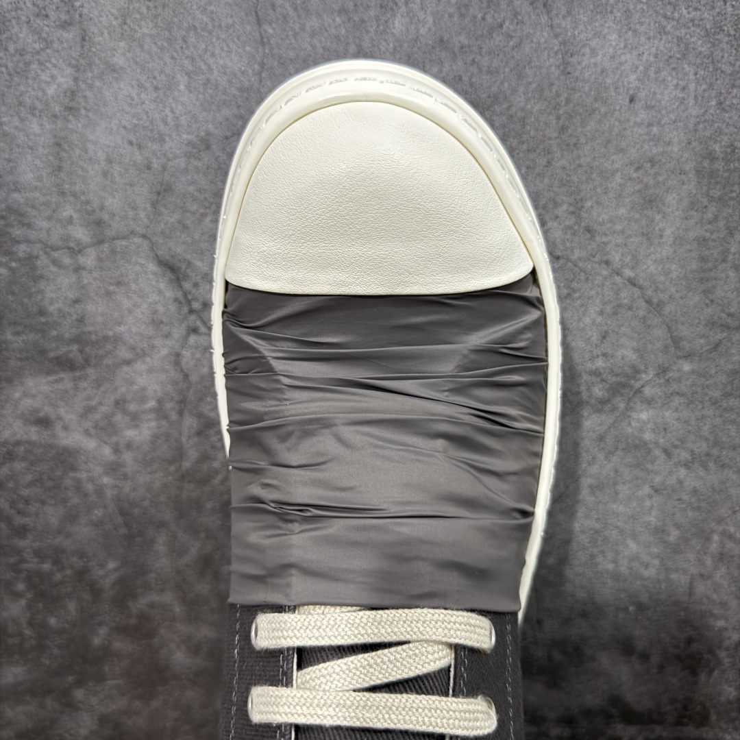  
【莞产G版】Rick Owens RO瑞克 欧文斯 低帮高街休闲板鞋 原鞋开发 独家私模大底 针车间