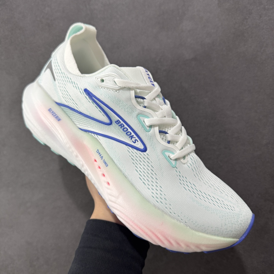 图片[3]-【公司级】Brooks 布鲁克斯 Glycerin 22 超弹轻盈跑步鞋 低帮透气缓震支撑休闲运动慢跑鞋 采用改进工程空气网眼组合热熔工艺 鞋面材质搭载DNA LOFT V2密度泡棉缓震系统中底外置防滑耐磨橡胶底片 尺码：36 37 38 39 40 40.5 41 42 42.5 43 44 45 编码：LDSB270280-选品中心