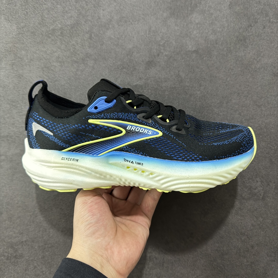 【公司级】Brooks 布鲁克斯 Glycerin 22 超弹轻盈跑步鞋 低帮透气缓震支撑休闲运动慢跑鞋 采用改进工程空气网眼组合热熔工艺 鞋面材质搭载DNA LOFT V2密度泡棉缓震系统中底外置防滑耐磨橡胶底片 尺码:36 37 38 39 40 40.5 41 42 42.5 43 44 45 编码:LDSB270280-选品中心