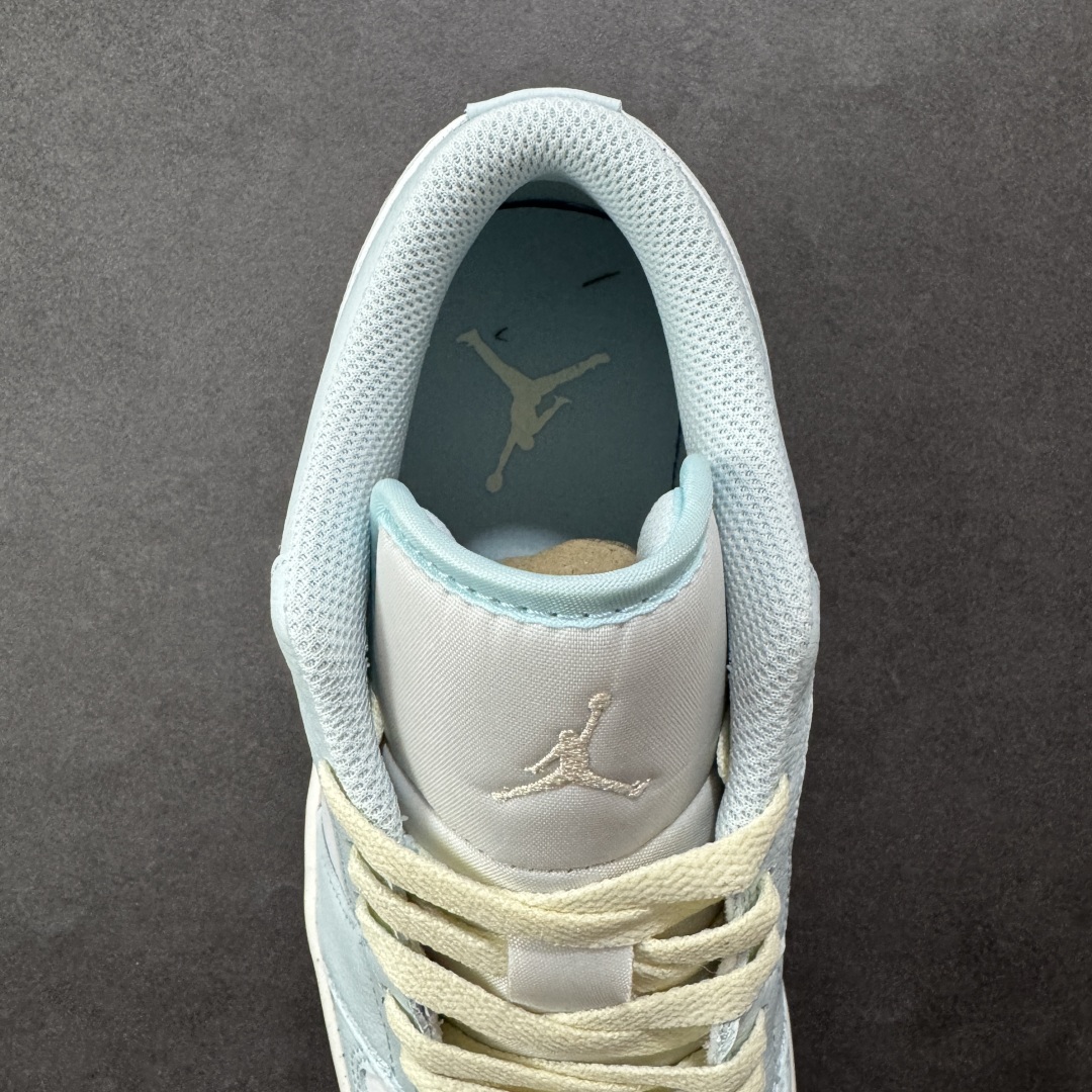 图片[7]-【K版】Air Jordan AJ1 Low 低帮 提夫尼蓝 HJ5999-400 全新流水线出品 市场第二梯队最强版 全部原鞋开发 原楦原纸板开发 全鞋电脑针车 原厂内置全掌气垫 原盒内在原标 唯一Zp原版鞋带绑法 免检产品 全新2022版型 全头层皮料 完美零毛边处理 原厂配置全掌气垫 价格定位良心 新配色陆续出货 尺码：36 36.5 37.5 38 38.5 39 40 40.5 41 42 42.5 43 44 44.5 45 46-选品中心