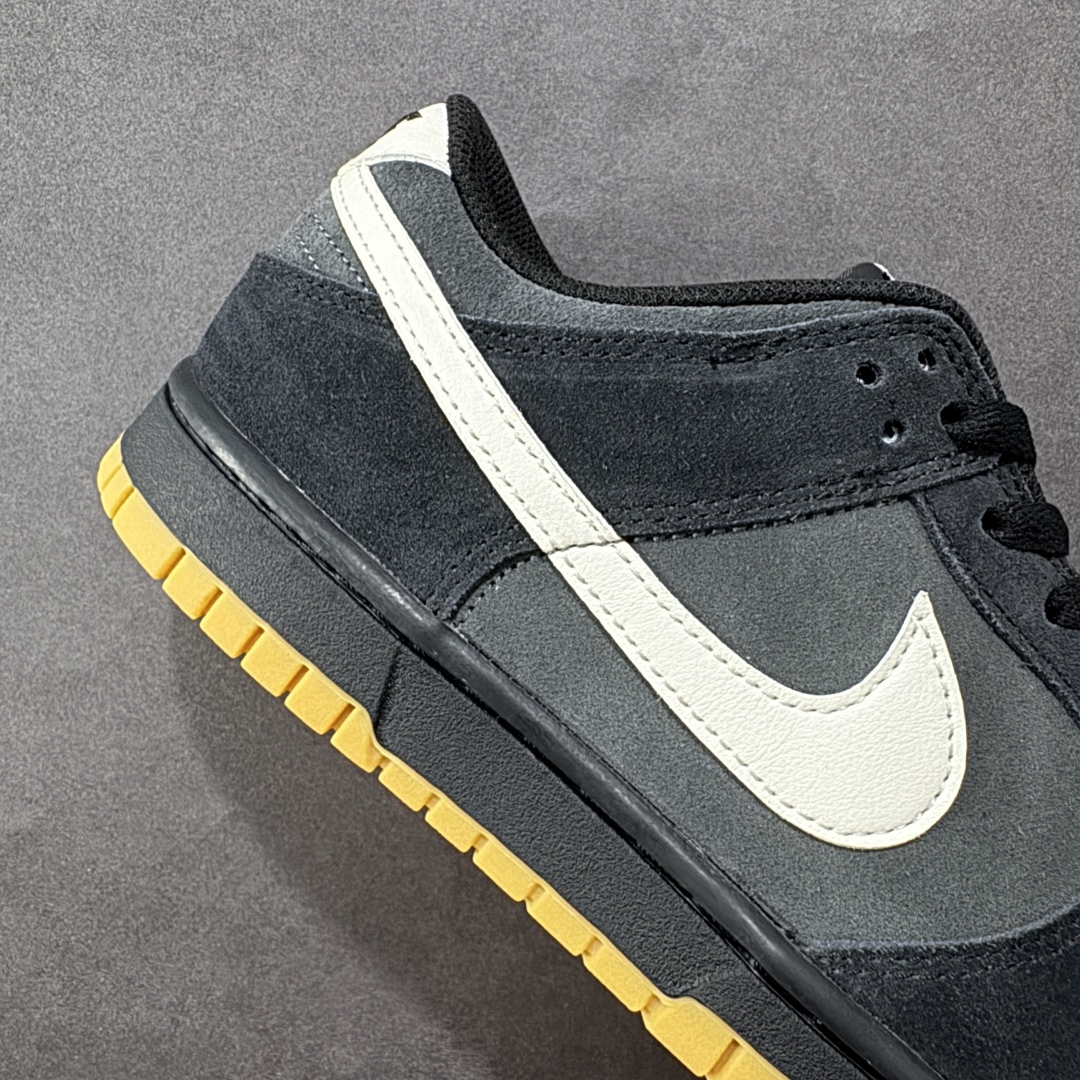 图片[6]-【YC版】Nike Dunk LOW RETRO SE 黑灰生胶 黑色 大厂品质出货 纯正版型 定制鞋盒 皮料切割干净无任何毛边 细节完美 超高清洁度 货号： HQ1931-001 尺码： 40 40.5 41 42 42.5 43 44 44.5 45 46 编码：HXSB250260-选品中心