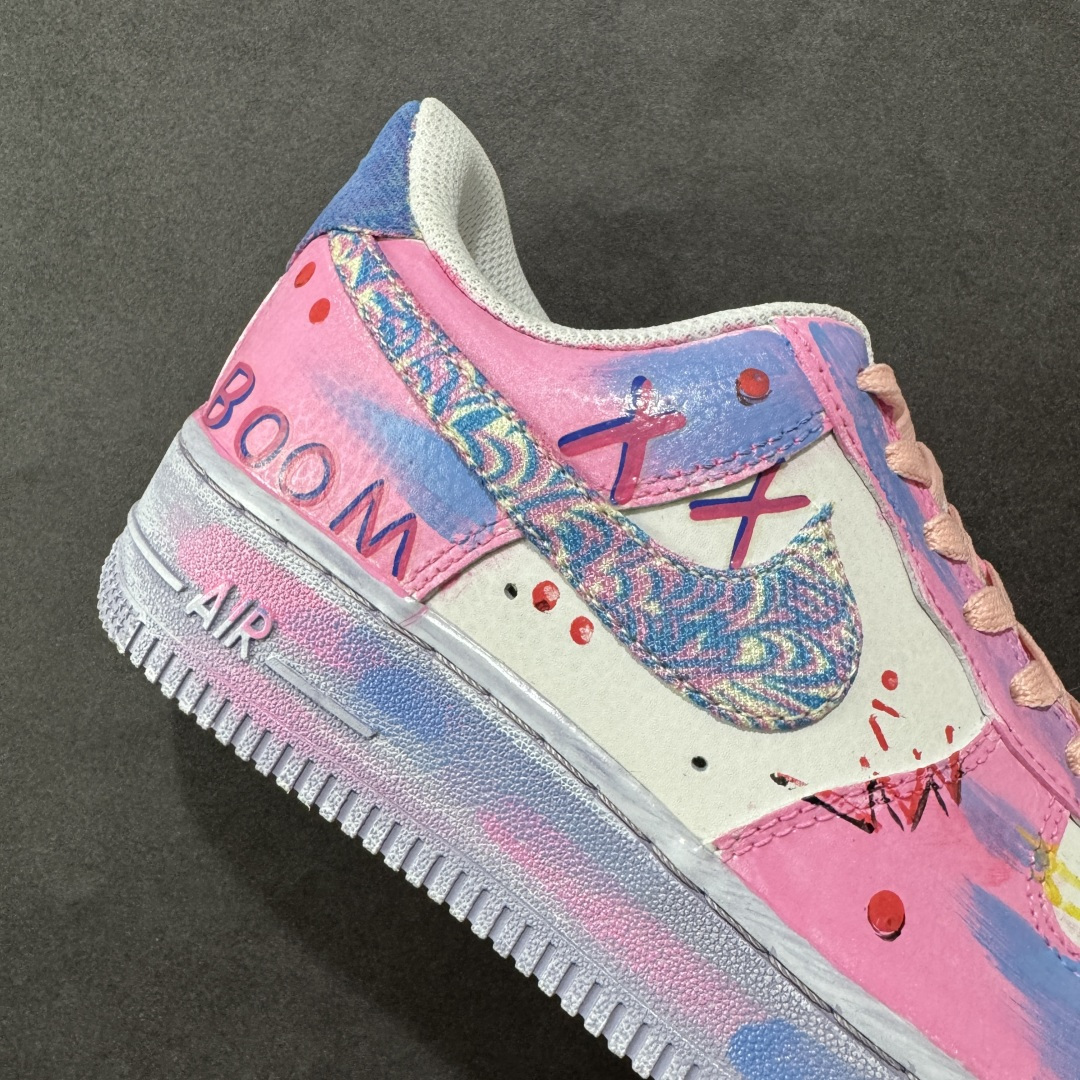 260 定制版 Nike Air Force 1'07 Low ”Pink Daisy Nebula” 手绘涂鸦 粉黛星云 空军一号定制休闲板鞋 CZ0377-202-Chinese UA Cheap High Quatity Brand Clothes Bags handbags Sneakers wholesale wholesaler seller from China Factory suppliers Fashion Clothing Shoes best Quality Beautiful Price 260 定制版 Nike Air Force 1'07 Low ”Pink Daisy Nebula” 手绘涂鸦 粉黛星云 空军一号定制休闲板鞋 CZ0377-202