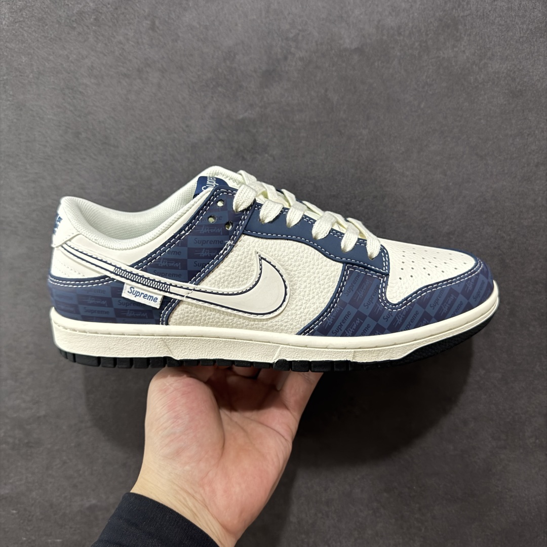 【定制版】Nike SB Dunk Low Supreme联名 暗刻蓝 周年高端定制 低帮休闲板鞋  #定制鞋盒 大厂纯原品质出货 超高清洁度 皮料切割干净无任何毛边 细节完美  货号:FC1688-228 尺码:36 36.5 37.5 38 38.5 39 40 40.5 41 42 42.5 43 44 44.5 45 编码:HXSB330340-选品中心