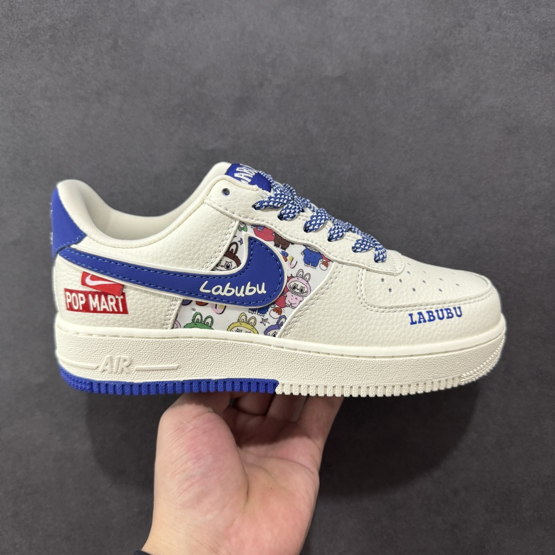 【定制版】Nike Air Force 1\'07 Low Labubu拉布布 空军一号定制休闲板鞋  #原楦头原纸板 原装鞋盒 定制五金配件 内置全掌气垫 原厂鞋底 货号:KJ1688-011  尺码:36 36.5 37.5 38 38.5 39 40 40.5 41 42 42.5 43 44 44.5 45-选品中心