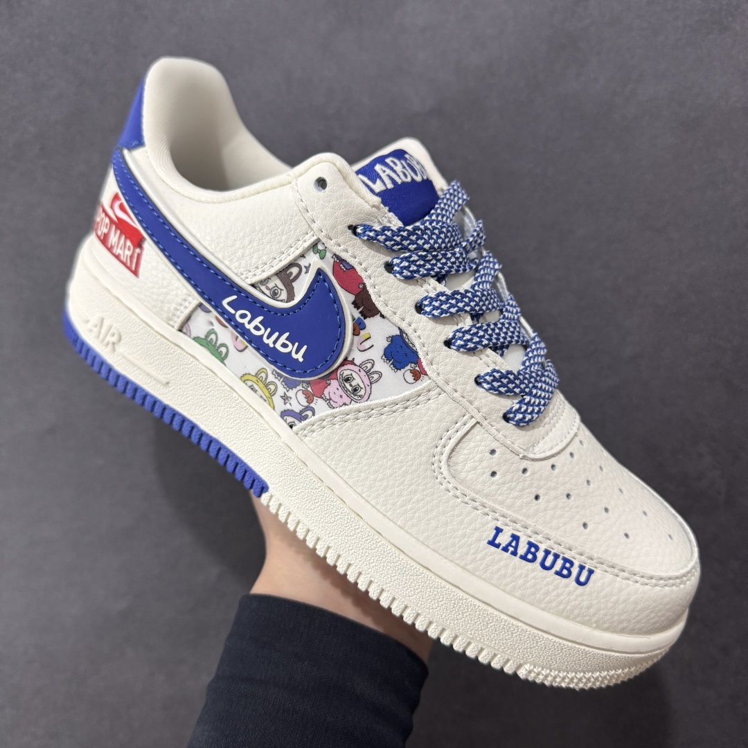 图片[3]-【定制版】Nike Air Force 1\’07 Low Labubu拉布布 空军一号定制休闲板鞋  #原楦头原纸板 原装鞋盒 定制五金配件 内置全掌气垫 原厂鞋底 货号：KJ1688-011  尺码：36 36.5 37.5 38 38.5 39 40 40.5 41 42 42.5 43 44 44.5 45-选品中心
