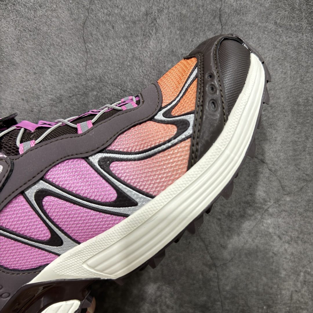 图片[6]-【666版本】SALOMON 萨洛蒙 XT-WHISPER 舒适百搭耐磨轻便低帮 休闲越野训练城市通勤跑步鞋 男女同款 粉棕色 纯原外贸平台特供订单 耗时半年巨作 #全套原纸板楦头开发 #原厂特供网布配套加持 #确保原汁原味 完美呈现版型 #原档数据独家私模五层组合大底 #男女鞋同步官方开发至46 #原装Ortholite轻量化鞋垫 #中底布带钢印编号 原厂TPU锁扣 #进口港宝加持 后跟自然饱满 还原公司包裹性 #鞋面采用SENSIFT贴合技术 #全方位贴合包裹脚型 #鞋跟部鞋底牵引设计 #提供强大的抓地性能 #更适应野外崎岖不平的道路 #基于 SALOMON 初代 XT 鞋身造型并搭载 4D ADVANCED CHASSIS™ 大底打造而成 为这款 XT-WHISPER 带来了多项足部控制与保护等功能性 如在运动过程中控制左右晃动的过程而提高稳定性、改善长途越野过程中足中到足尖的过渡、提高感知岩石的精确度以抵抗尖锐物体对脚底的伤害以及采用动态缓冲来增强穿着舒适感 从而减轻疲劳感 使 XT-WHISPER 成为一双舒适且安全的户外之履 货号：478787 尺码：36 36.5 37.5 38 38.5 39 40 40.5 41 42 42.5 43 44 45 46-选品中心