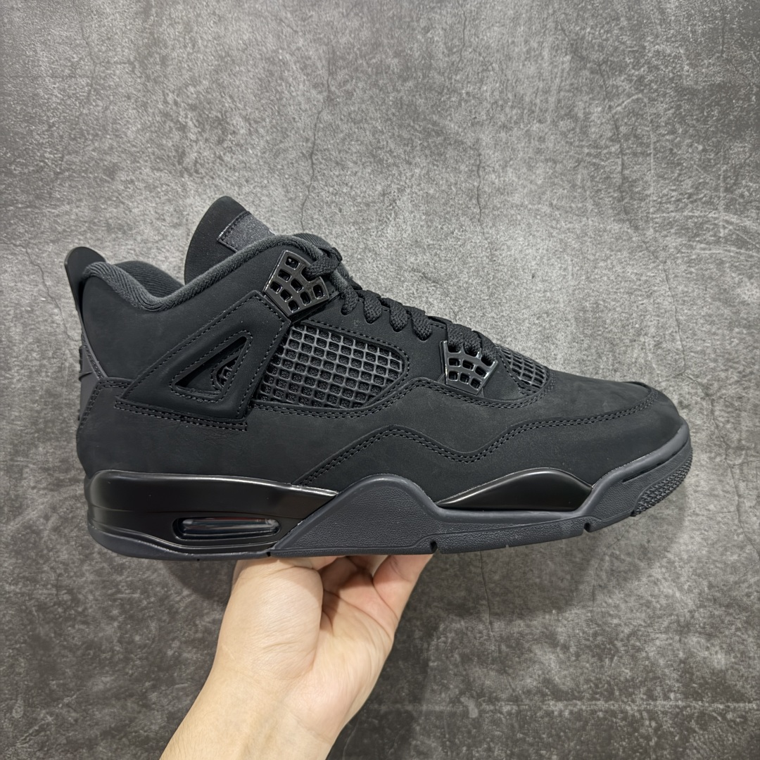 【GX版】Air Jordan 4 Retro AJ4 乔4黑猫2.0 FV5029-010 全新批次 重点区分市面 唯一正确细节 后跟饰片中心位置有合模线 超弹硅胶材质 内层不织布补强 补强为硅胶提供更强耐久性 避免断裂 圈内最强四代 耗时半年巨作 全套原纸板楦头开发 原厂特供皮料加持 确保原汁原味 完美呈现四代版型 一比一鞋头弧度高度鞋身弧度 数据细节工艺流程均保持原鞋一致 原厂TPU网格鞋带扣 正确内里网布 菱角分明不变形无多余毛边 柔软性质感一致于原鞋 市场唯一原厂鞋扣模具 背面可见隐藏注塑口 原厂织唛标 原厂飞人电绣工艺 尾指中部跳三针 独家绑鞋带手法 印刷中底布 四线拉帮 米色美纹纸贴合固定 进口港宝加持 后跟自然饱满 全鞋荧光划线卡点 追求极致完美 每一双都是工艺品 多重QC质检 超越公司货的品控标准 实实在在的免检产品 尺码:40 40.5 41 42 42.5 43 44 44.5 45 45.5 46 47.5 48.5-选品中心
