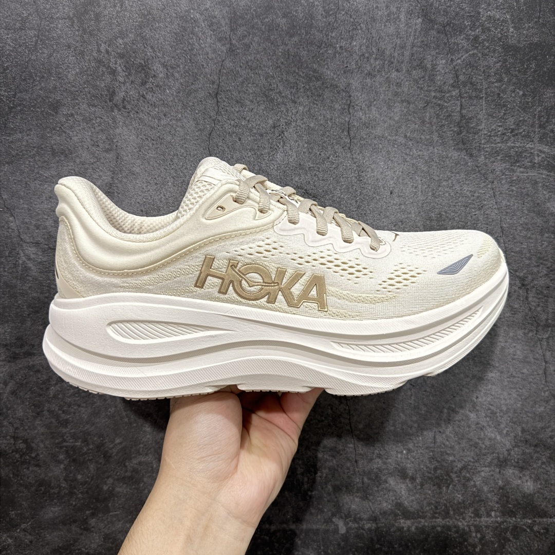 【GX越南版】HOKA ONE ONE Bondi 9 WIDE 邦迪九代舒适防滑耐磨低帮休闲跑步鞋