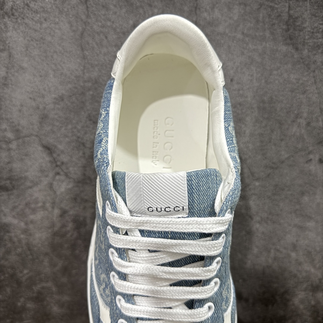 图片[8]-【专柜版/海淘代购版】Gucci 2025全新升级版 GG情侣款厚底饼干鞋 小白鞋运动平板鞋 原版原色，配航空礼盒包装 明星 网红 小红书等必定种草打call❤ 原版定制牛皮面料(经典老花布，穿孔，压纹工艺)，原版底有大Gucci Logo，后跟还有个GG Logo， 原版定制，超柔软牛皮内里，牛皮垫脚👍 5cm*厚底，经典gucci织带 尺码：35-45-选品中心