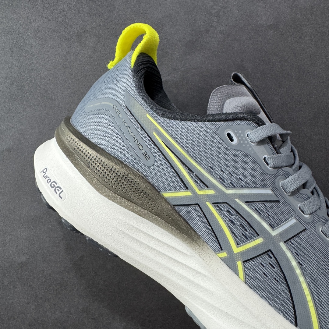 图片[6]-【公司级】Asics Gel-Kayano 32 亚瑟士卡亚诺32代低帮专业有氧超轻量休闲运动全能慢跑鞋 全球知名运动品牌ASICS正式推出新款GEL-KAYANO 32跑鞋，旨在通过全新稳定结构以提升产品可适性，满足跑者的足部稳定需求，让每一位跑者从起跑到结束都能够感受到焕然一新的稳定性与舒适性，从而帮助更多人找到身心平衡，获得自在舒适的健康生活方式。秉持着ASICS亚瑟士的设计哲学，全新一代GEL-KAYANO 32应运而生。为进一步升级产品的稳定性，GEL-KAYANO 采用了全新4D引导系统，通过内侧稳定装置提升可适性，满足足部稳定需求，帮助足弓迅速返回到平衡位置。作为基于生物力学研究打造的全新稳定结构，4D引导系统不仅提升了跑鞋对双脚的支撑性，它还将人体不同的运动状态纳入设计考量，帮助跑者在多种跑动强度下获得充足的稳定性和理想的舒适度。 尺码： 40 40.5 41.5 42 42.5 43.5 44 44.5 45-选品中心