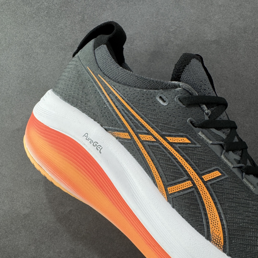 图片[6]-【公司级】#Asics GEL-NIMBUS 27 亚瑟士夏季网面跑步鞋 鞋面采用双层提花网面设计，提高包裹性和透气性，后跟搭载稳定系统科技T-GEL提升整体支撑力和结构感，减少对身体带来的冲击负荷，创新中底至轻回弹 货号：1011B958-100 尺码：36 37 37.5 38 39 39.5 40.5 41.5 42 42.5 43.5 44 45 46 编码：FSB240250-选品中心