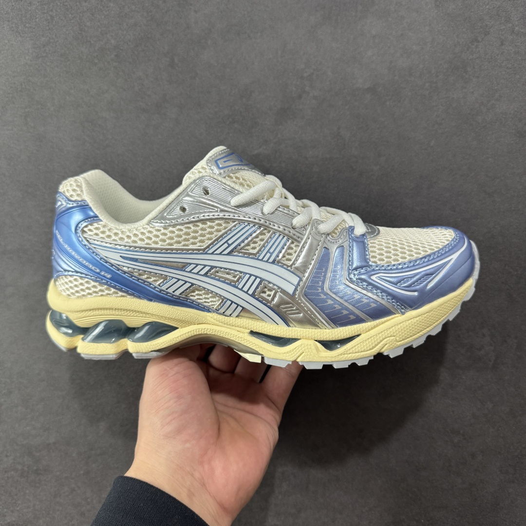 【纯原版本】亚瑟士Asics Gel-Kayano 14系列GEL-K14 复古舒适 织物合成革减震防滑耐磨 低帮 休闲跑步鞋 市场顶级版本 原装纸板楦头开发 独家私模五层组合大底 原厂定制缓震硅胶加持 原盒原配 官方四联吊牌 一比一同步原鞋工艺和用料 后跟一样采用了GEL缓震胶 整体系列设计非常的科技感! 锻炼跑步的同时让你一样时尚百搭! 尺码:36-48-选品中心