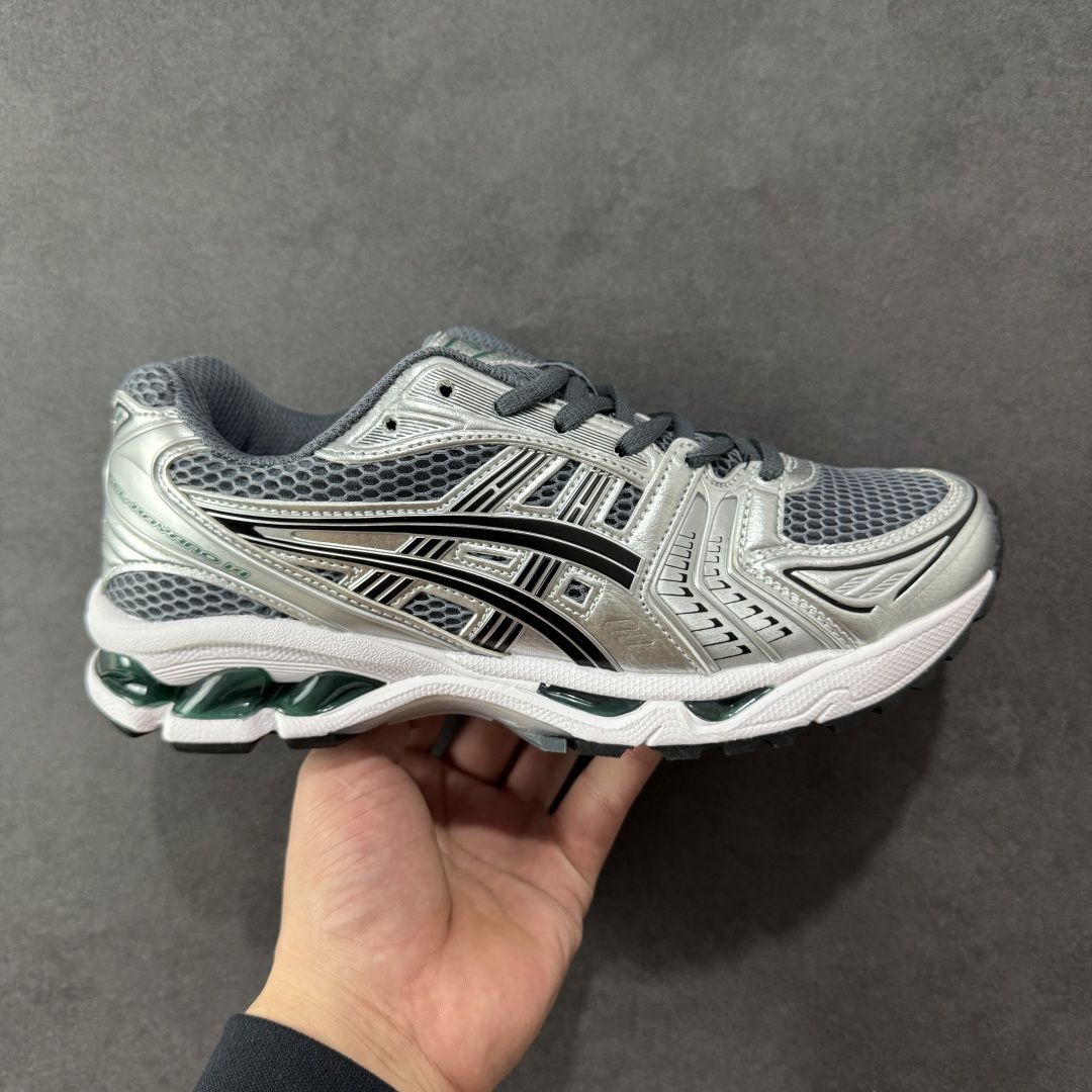 【纯原版本】亚瑟士Asics Gel-Kayano 14系列GEL-K14 复古舒适 织物合成革减震防滑耐磨 低帮 休闲跑步鞋 市场顶级版本 原装纸板楦头开发 独家私模五层组合大底 原厂定制缓震硅胶加持 原盒原配 官方四联吊牌 一比一同步原鞋工艺和用料 后跟一样采用了GEL缓震胶 整体系列设计非常的科技感! 锻炼跑步的同时让你一样时尚百搭! 尺码:36-48-选品中心