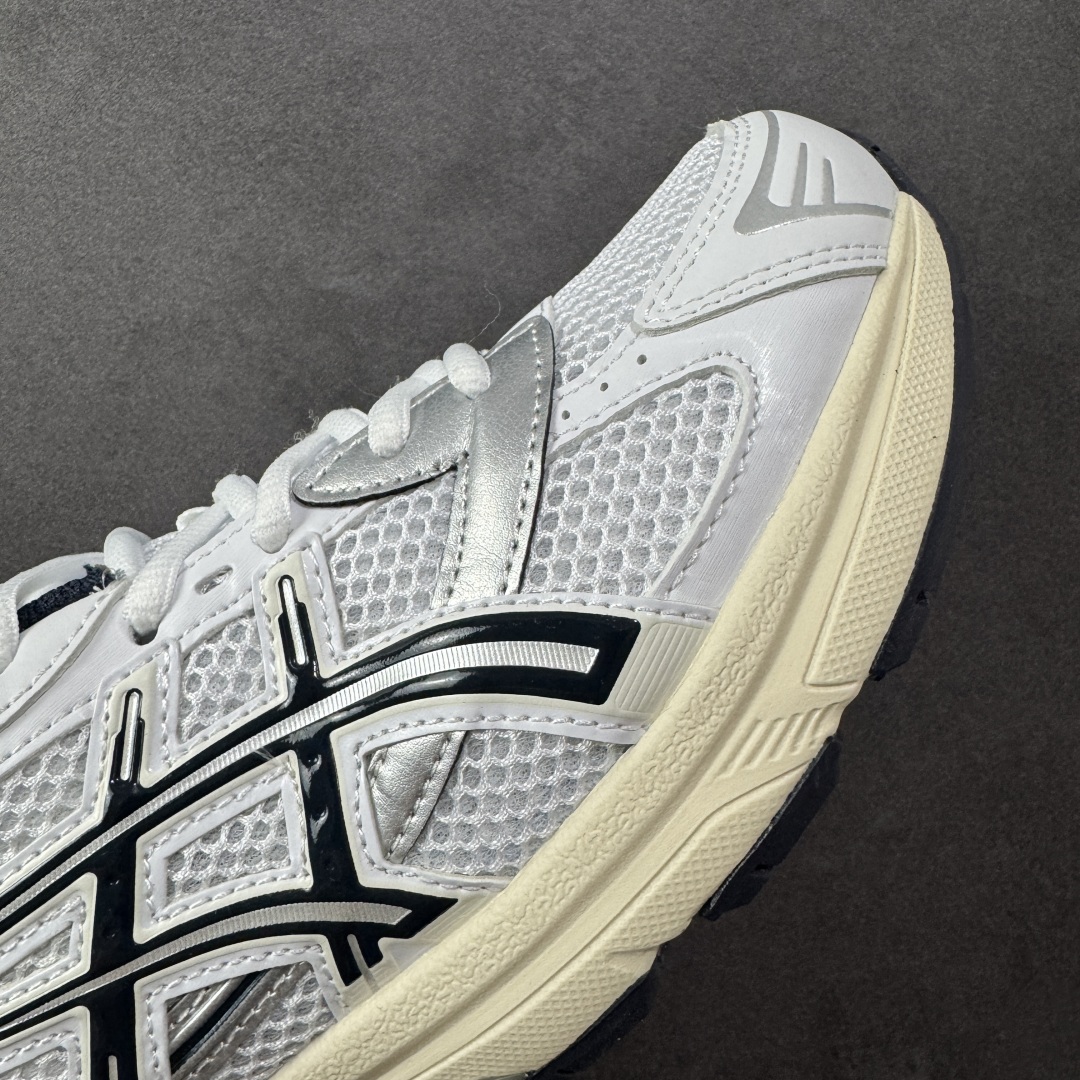 图片[5]-【K8版】ASICS 亚瑟士 GEL-1130 男女时尚透气 健步减震 运动潮流耐磨休闲鞋 选用网眼与皮革相接，复古而富有层次感。网布搭配银色金属感线条，虎爪 Logo 加入配色点缀，加深复古时尚美感Ortholite 鞋垫+搭载着 GEL 缓震胶的鞋底，同时辅以耐磨大底提供良好抓地力。复古美学入门代表作，重现2000年代后期的复古美学。 货号：1202A164-110 尺码：36-45半-选品中心