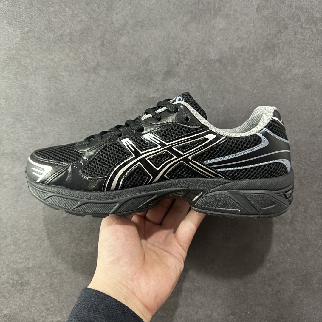 图片[2]-【K8版】ASICS 亚瑟士 GEL-1130 男女时尚透气 健步减震 运动潮流耐磨休闲鞋 选用网眼与皮革相接，复古而富有层次感。网布搭配银色金属感线条，虎爪 Logo 加入配色点缀，加深复古时尚美感Ortholite 鞋垫+搭载着 GEL 缓震胶的鞋底，同时辅以耐磨大底提供良好抓地力。复古美学入门代表作，重现2000年代后期的复古美学。 货号：1201A906-001 尺码：36-45半-选品中心