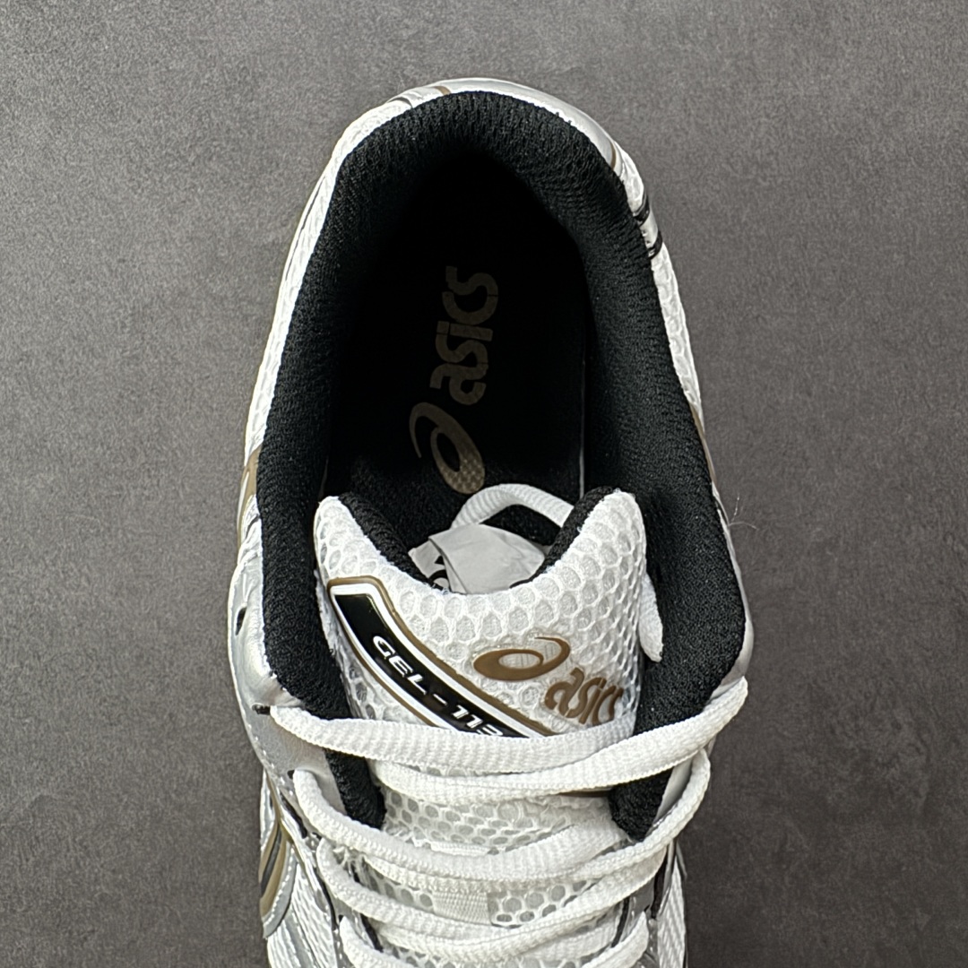 图片[7]-【K8版】ASICS 亚瑟士 GEL-1130 男女时尚透气 健步减震 运动潮流耐磨休闲鞋 选用网眼与皮革相接，复古而富有层次感。网布搭配银色金属感线条，虎爪 Logo 加入配色点缀，加深复古时尚美感Ortholite 鞋垫+搭载着 GEL 缓震胶的鞋底，同时辅以耐磨大底提供良好抓地力。复古美学入门代表作，重现2000年代后期的复古美学。 货号：1201A256-113 尺码：36-45半-选品中心