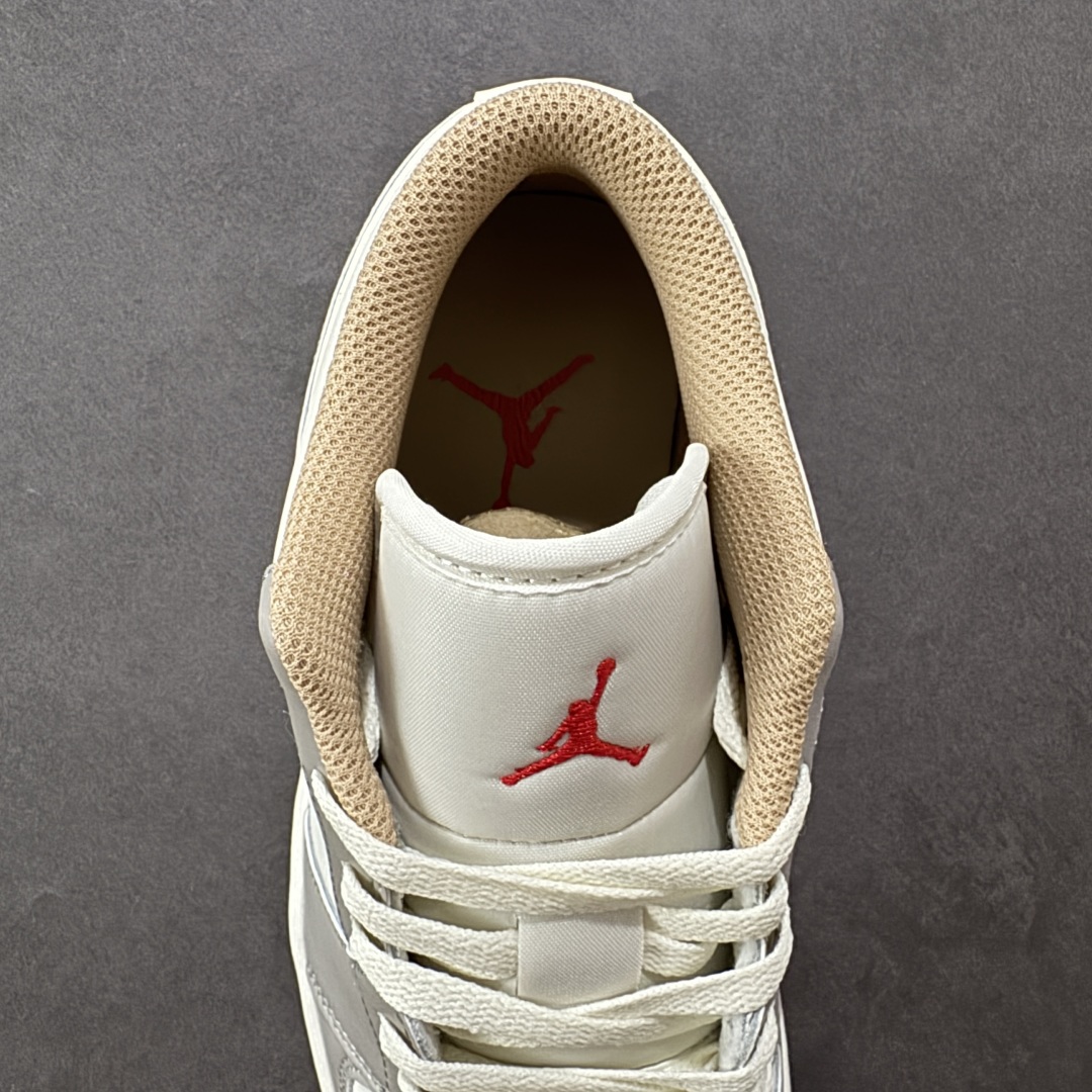 图片[7]-【K版】Air Jordan AJ1 Low 低帮 白灰 553558-169 全新流水线出品 市场第二梯队最强版 全部原鞋开发 原楦原纸板开发 全鞋电脑针车 原厂内置全掌气垫 原盒内在原标 唯一Zp原版鞋带绑法 免检产品 全新2022版型 全头层皮料 完美零毛边处理 原厂配置全掌气垫 价格定位良心 新配色陆续出货 尺码：36 36.5 37.5 38 38.5 39 40 40.5 41 42 42.5 43 44 44.5 45 46-选品中心