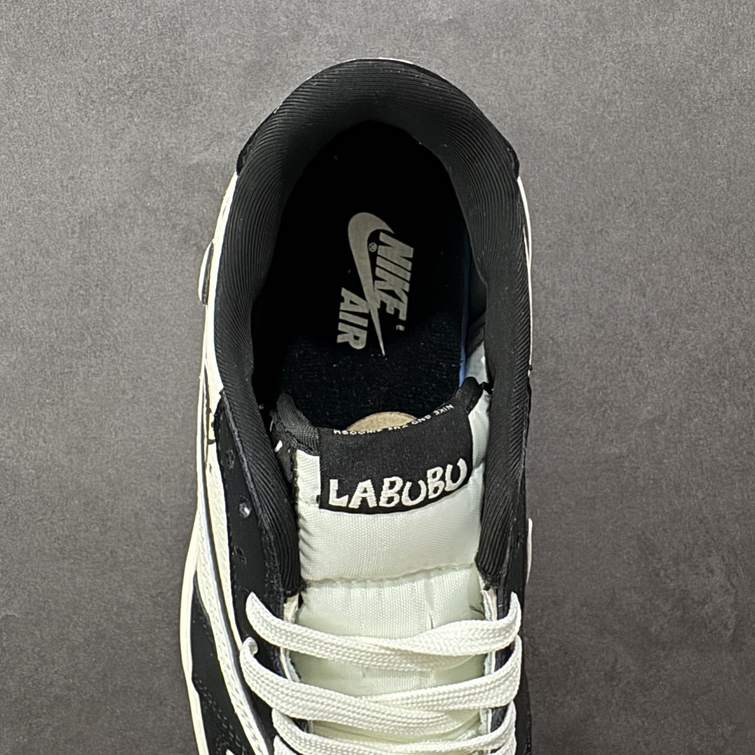 图片[7]-【定制版】Travis Scott x Nike Air Jordan 1 Low x 拉布布涂鸦 Air Jordan 1 Low 反转黑白拉布布倒钩 纯原版本 全鞋采用原装头层皮，用料扎实 精雕细琢 鞋型极致还原 飞翼3D打印改良 深度立体 四线中底拉帮皮料选材 钢印 背胶一应俱全 全新批次 原装原模大底全鞋原厂定制皮料，手感细腻正确折边工艺 完美细节诠释 货号：XB1979 017 尺码：36 36.5 37.5 38 38.5 39 40 40.5 41 42 42.5 43 44 44.5 45-选品中心