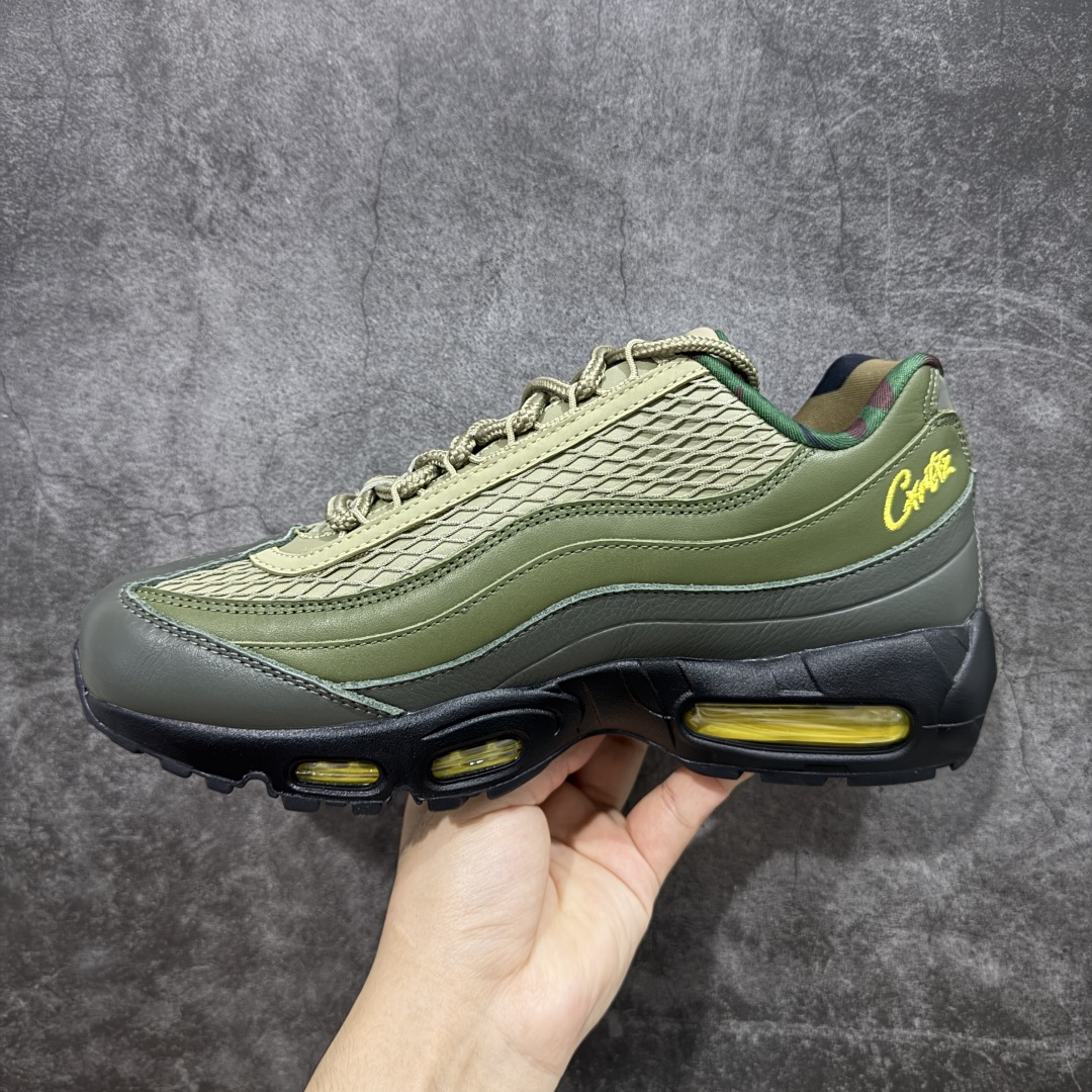 GX绿x版本Corteiz x Nike Air Max 95 复古减震气垫跑鞋 FB2709-300