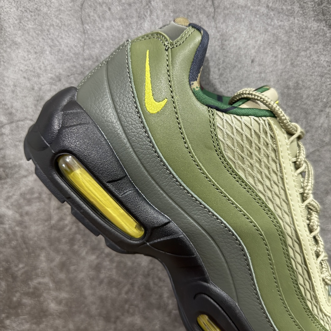 GX绿x版本Corteiz x Nike Air Max 95 复古减震气垫跑鞋 FB2709-300
