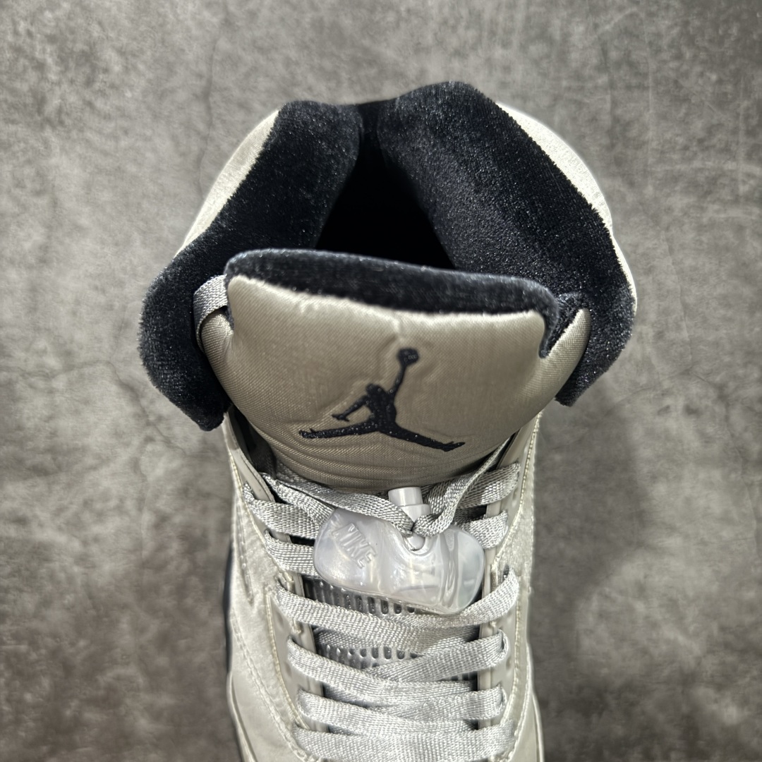 原厂版Air Jordan AJ5 Wings”Medium Grey/Black”乔丹5代十周年限定款灰黑  IO2038-001