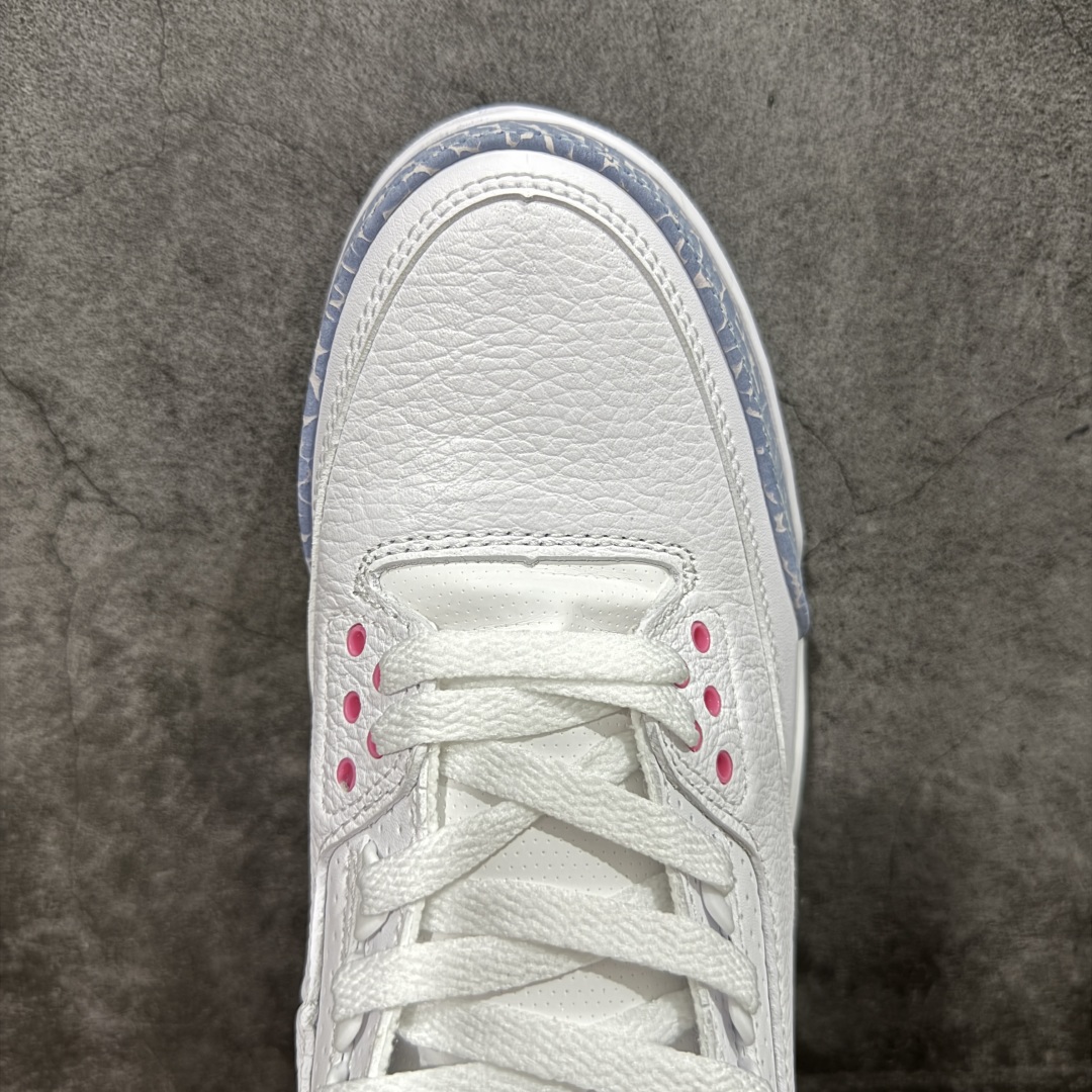  
【纯原F版】Air Jordan 3 Retro White And Cobalt Bliss 钴宝