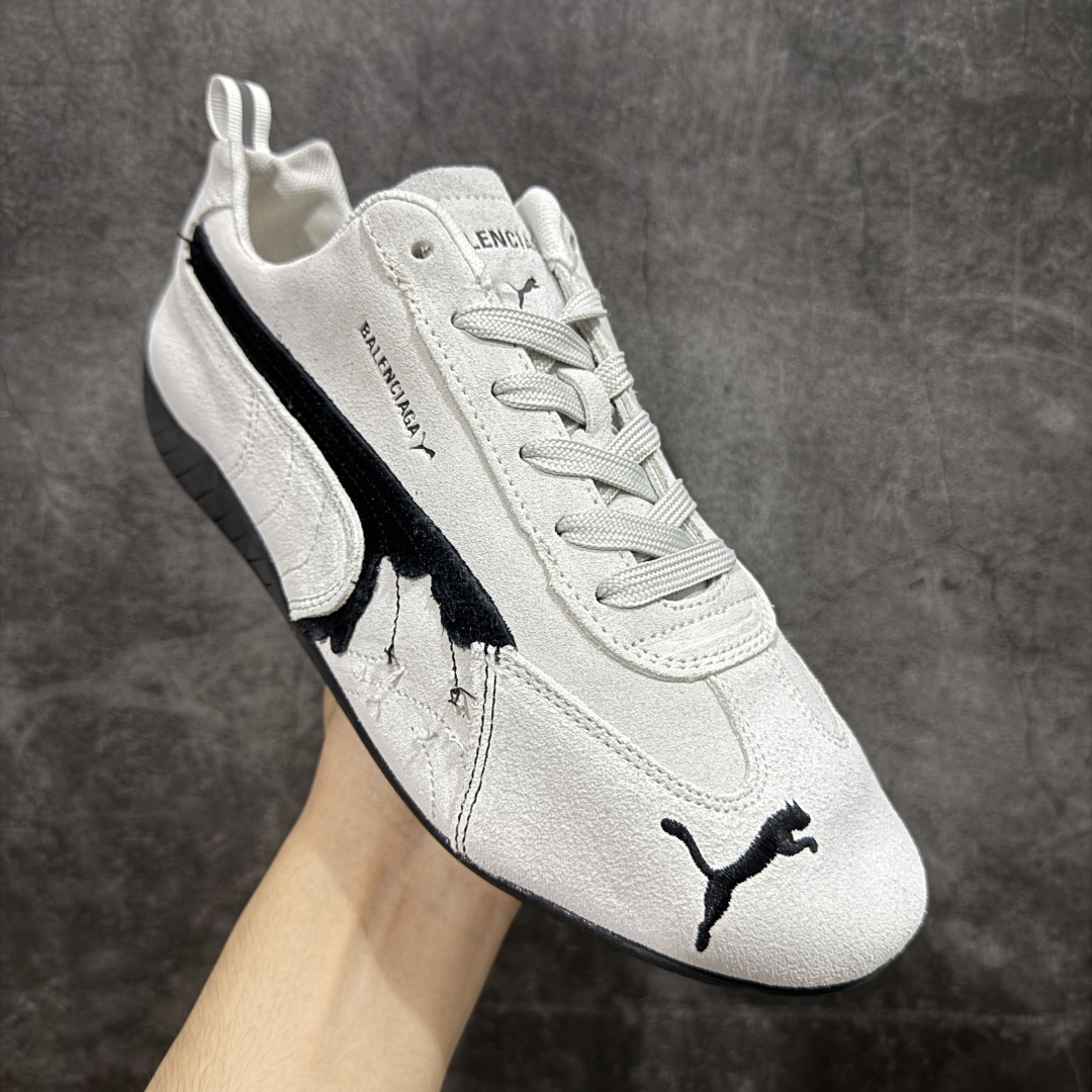 首发版巴黎世家联名款The Open Product x Puma Speedcat 极速赛车系列彪马低帮生活休闲鞋  406519-01