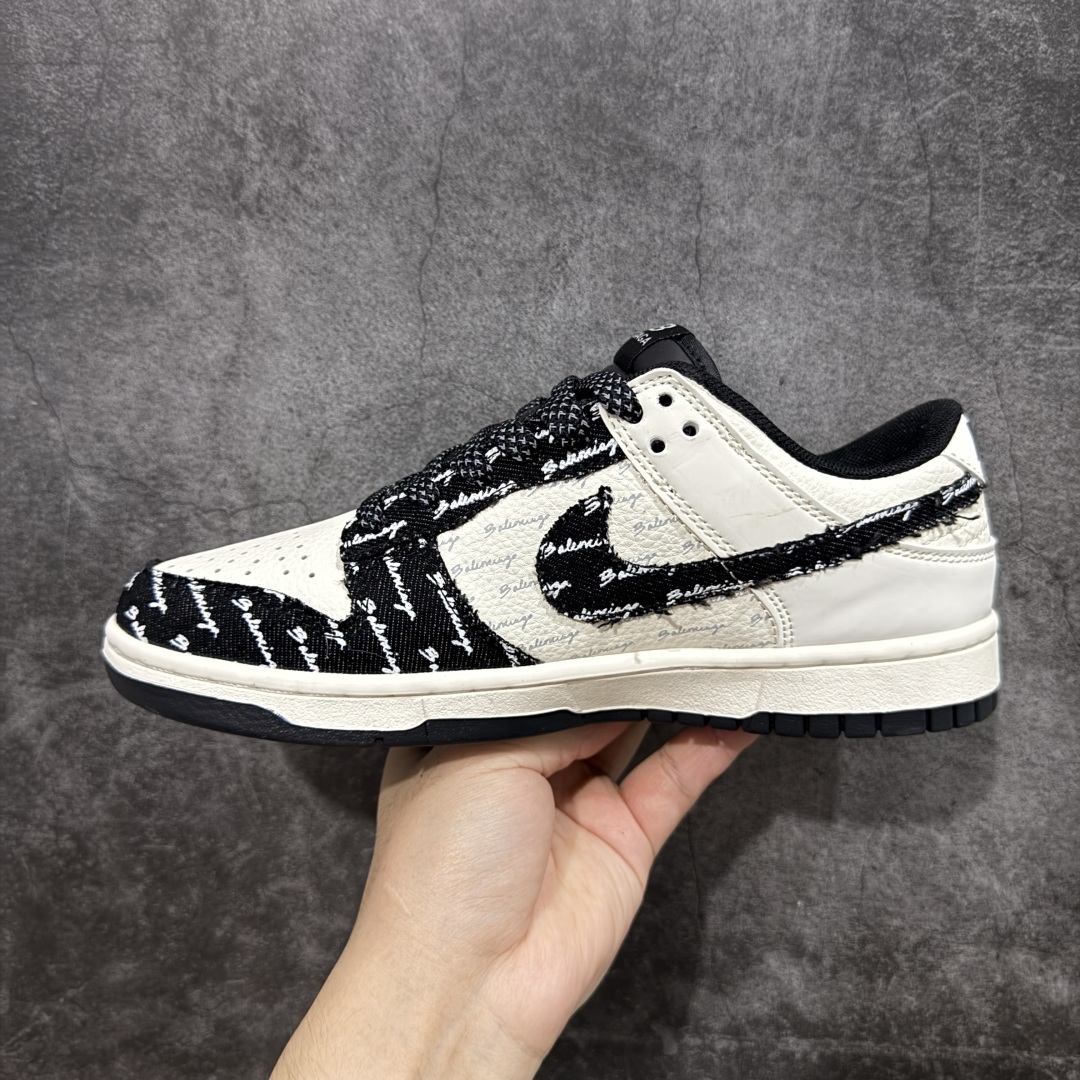 定制版Balenciaga x Nk SB Dunk Low 定制配色 巴黎世家联名 Dunk系列复古低帮休闲百搭板鞋 XD1588-226
