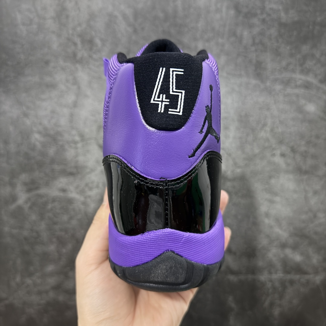 外贸版本Air Jordan AJ11 Retro 黑紫 恶人紫黑 CT8012-500