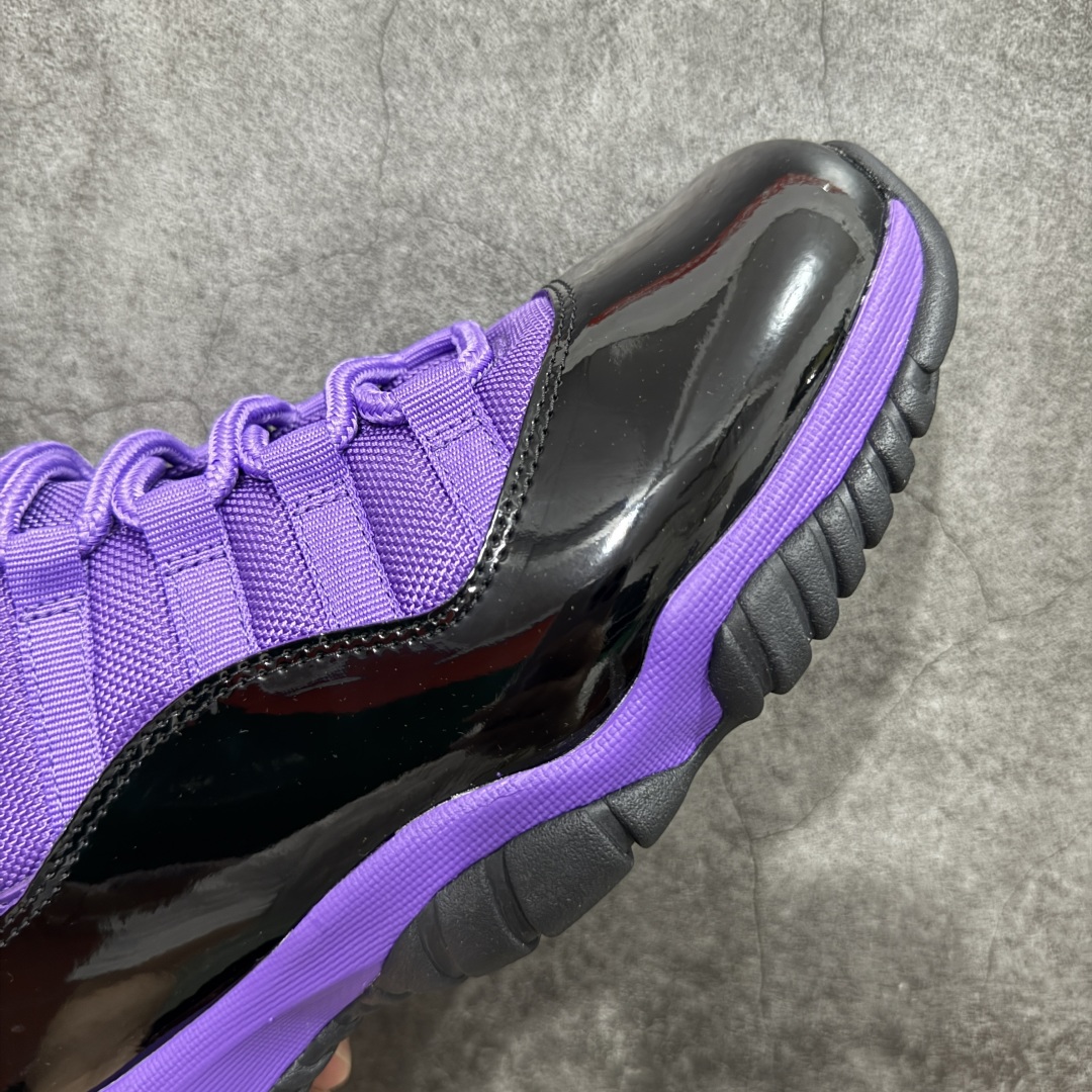 外贸版本Air Jordan AJ11 Retro 黑紫 恶人紫黑 CT8012-500