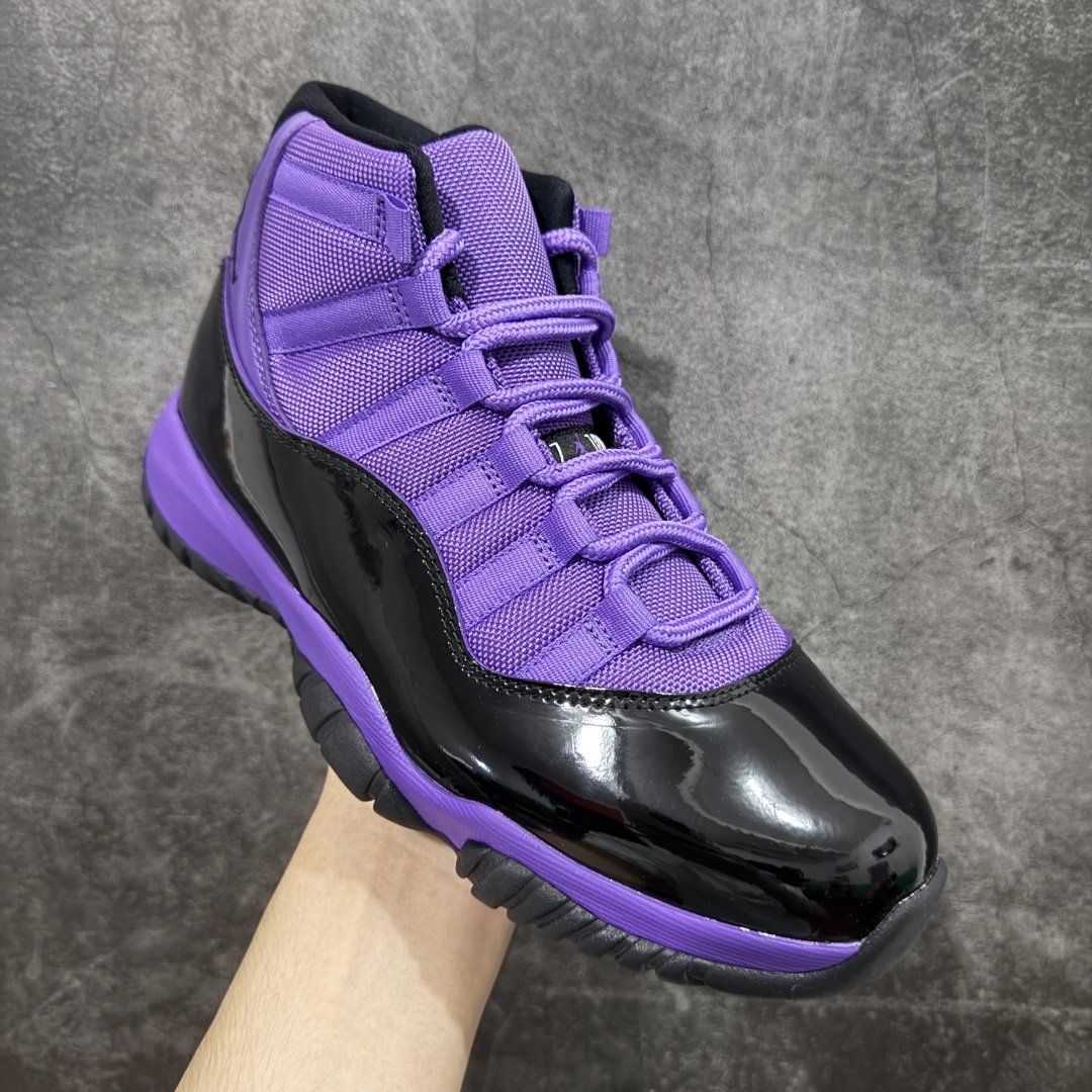 外贸版本Air Jordan AJ11 Retro 黑紫 恶人紫黑 CT8012-500